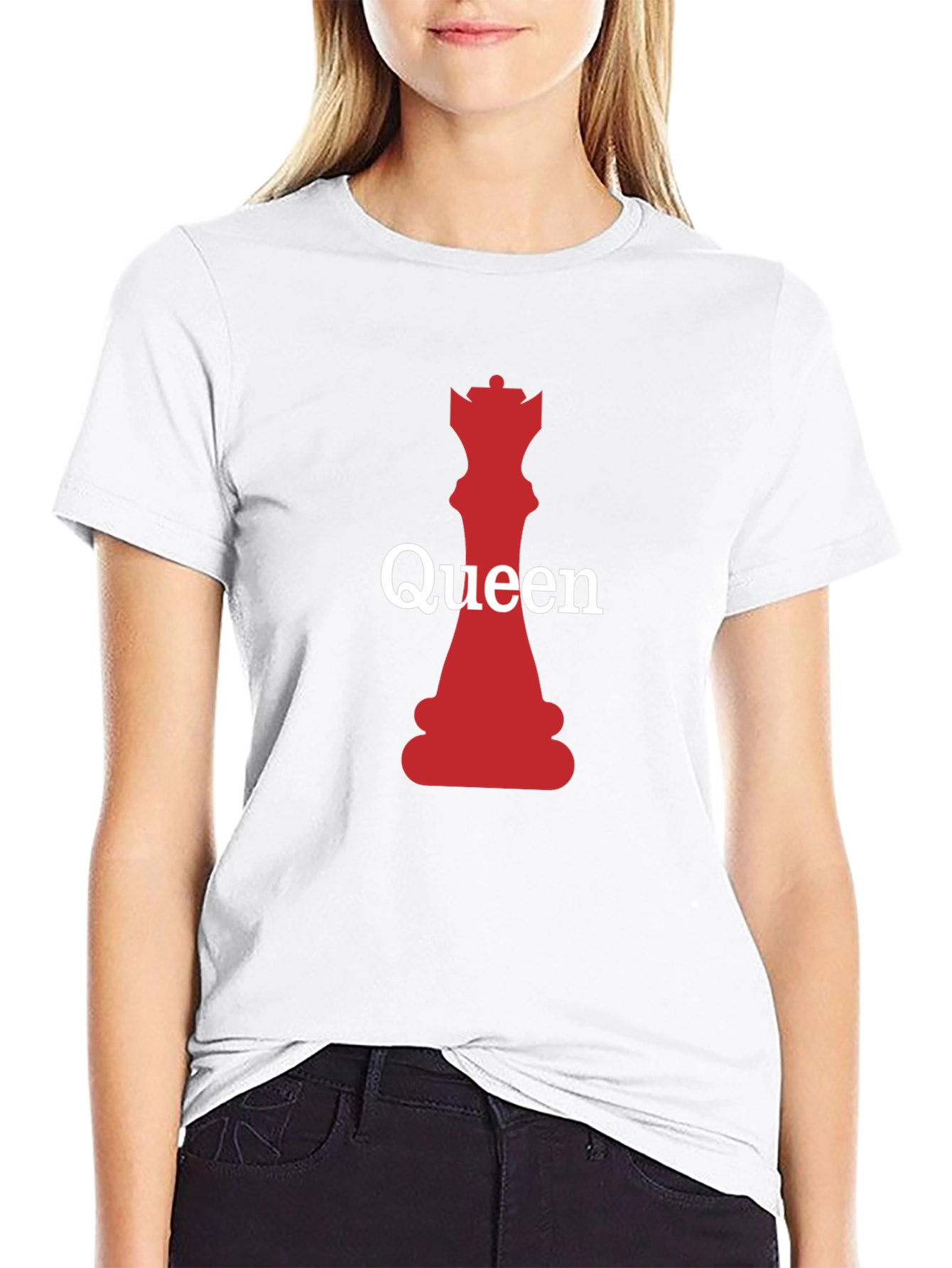 Queen Chess Piece Graphic Tee - Stylish & Unique!