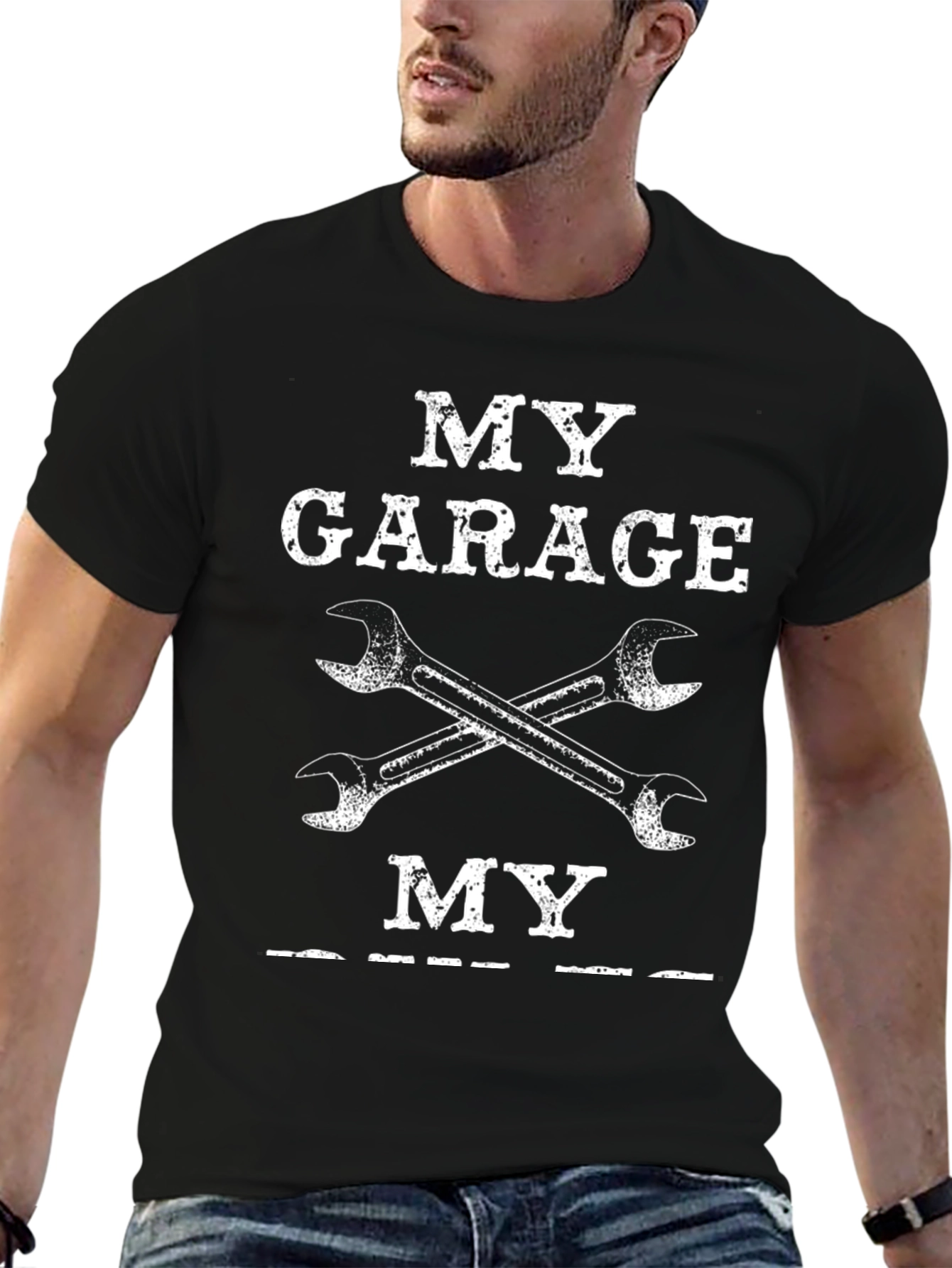 My Garage My Rules Graphic T-Shirt