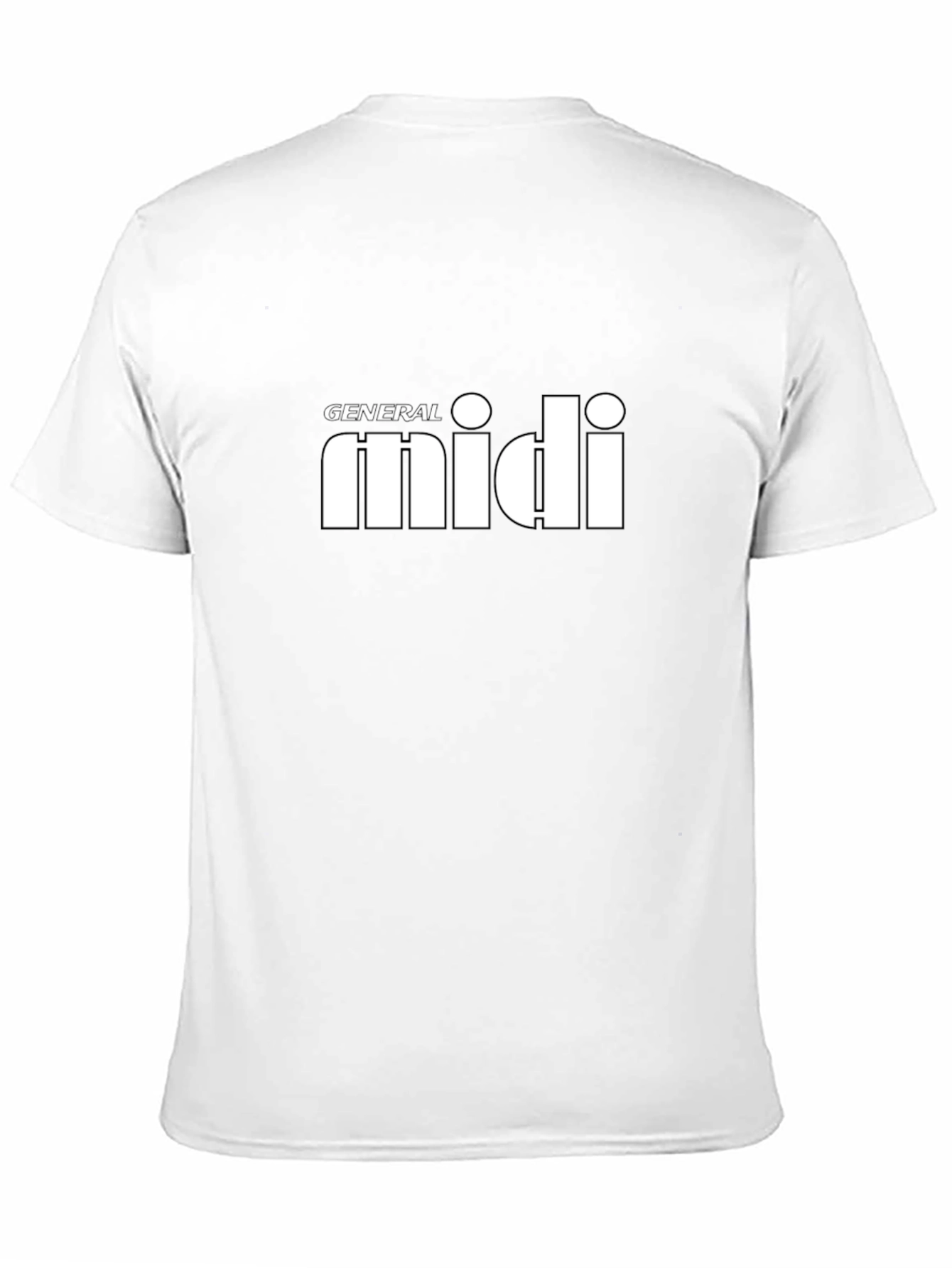 General MIDI Black T-Shirt - Music Production Apparel