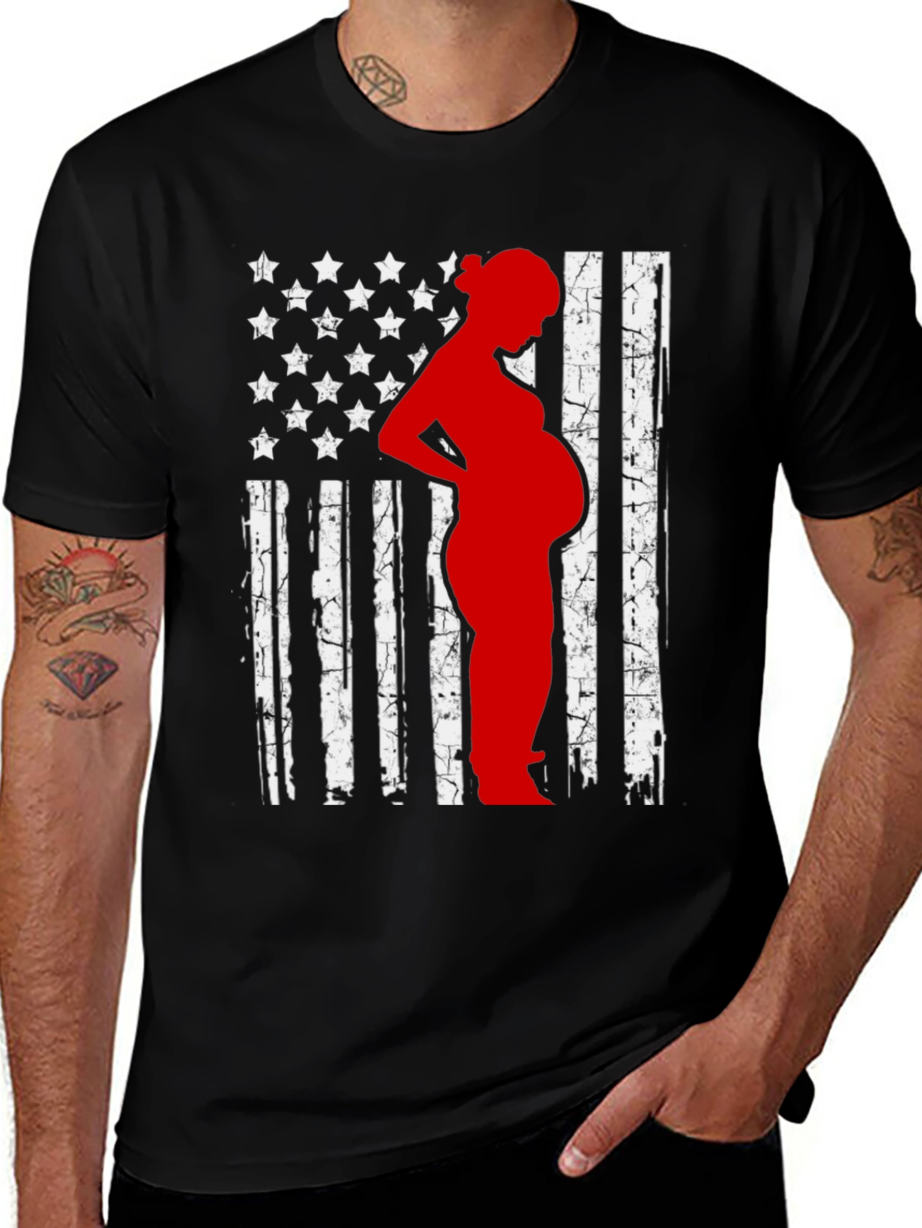 Patriotic Pregnancy T-Shirt