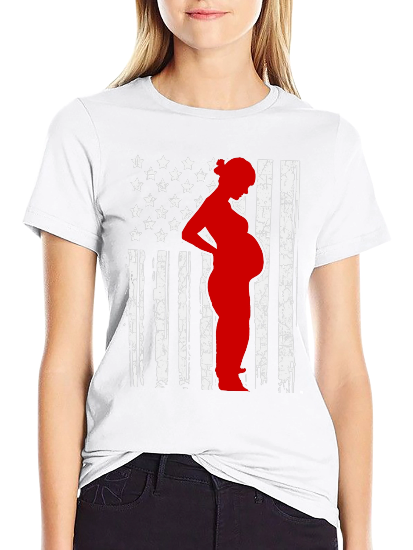 Patriotic Pregnancy T-Shirt