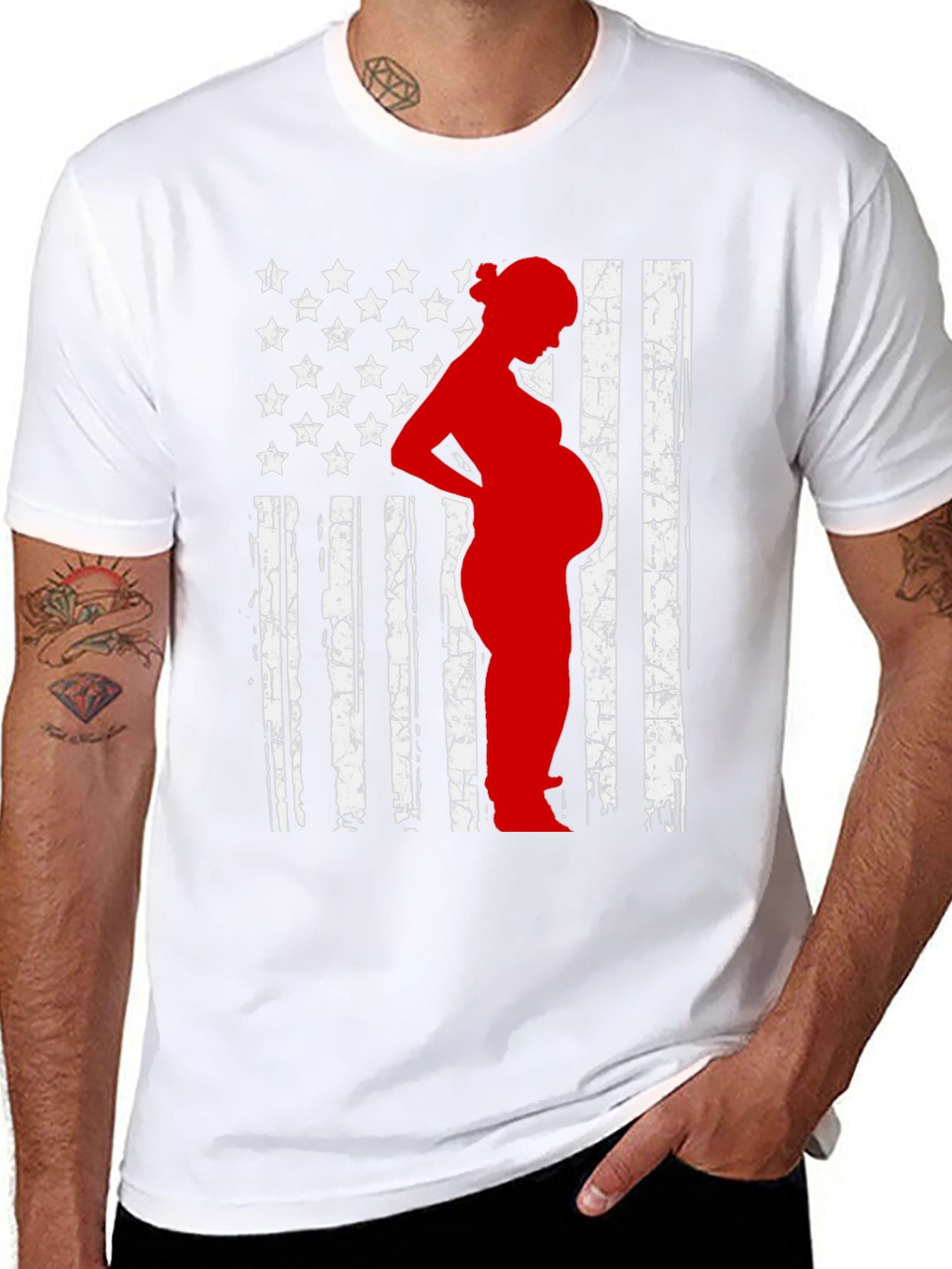 Patriotic Pregnancy T-Shirt