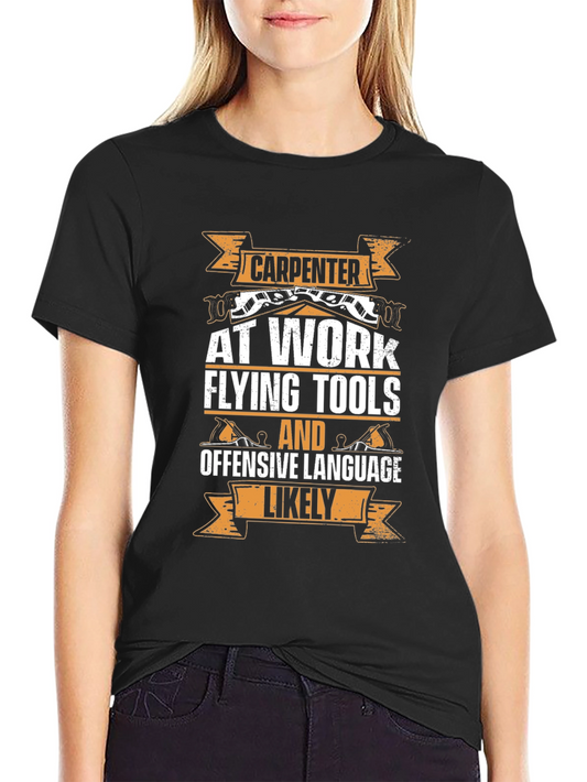 Carpenter At Work Graphic T-Shirt