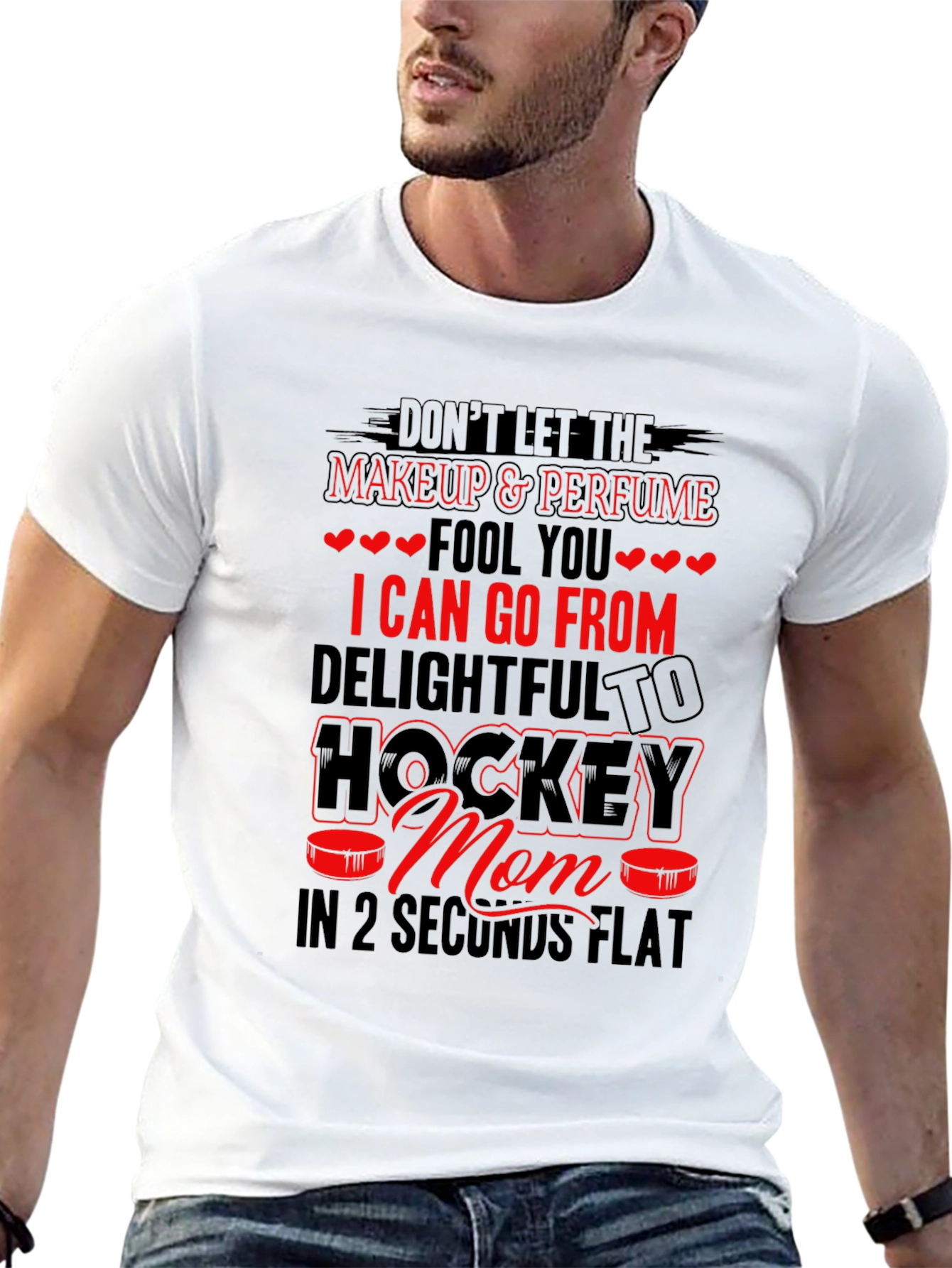Hockey Mom Graphic T-Shirt