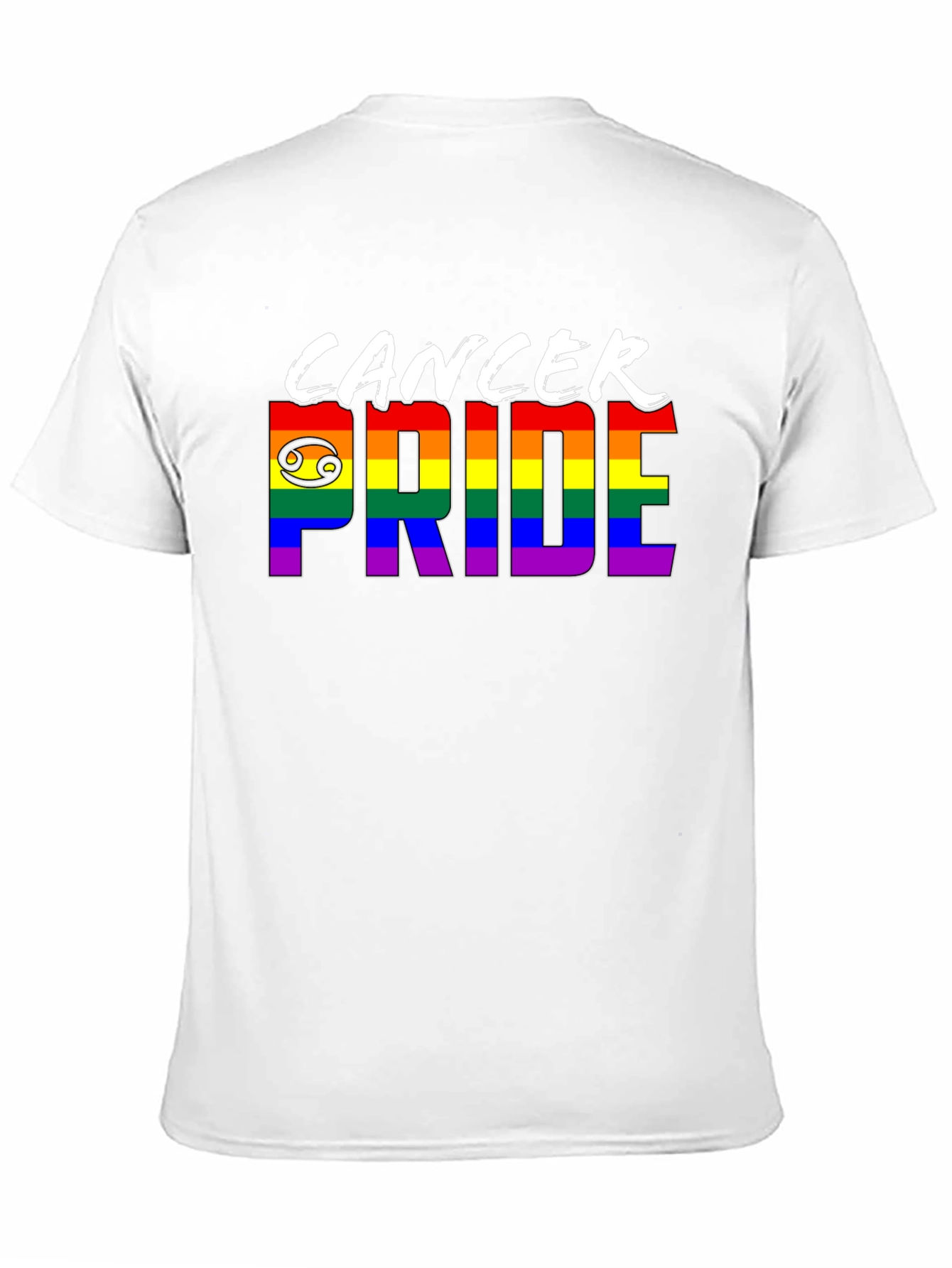 Cancer Pride T-Shirt - Rainbow LGBTQ+ Zodiac Tee