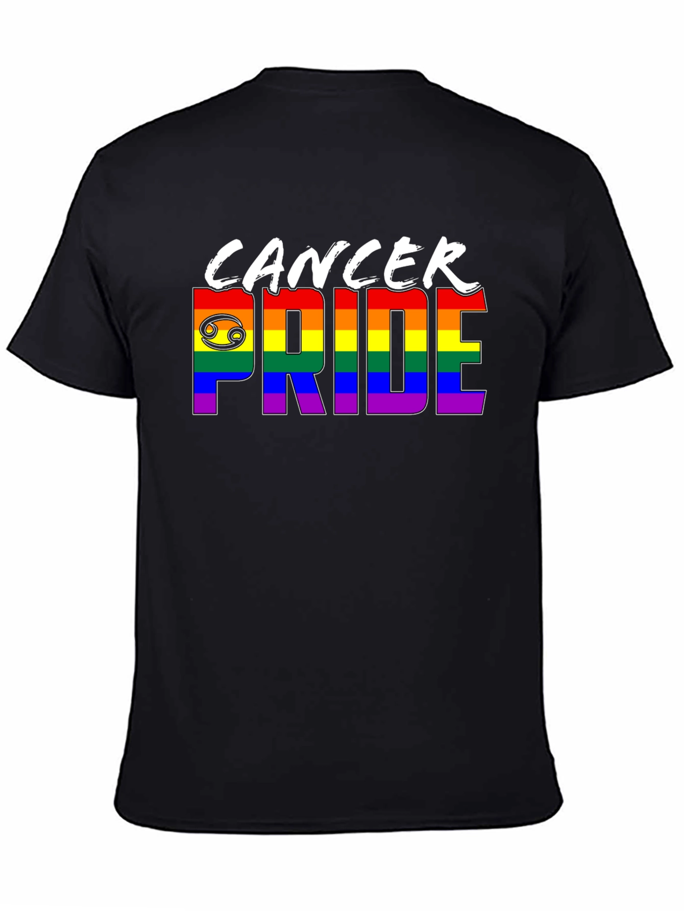 Cancer Pride T-Shirt - Rainbow LGBTQ+ Zodiac Tee