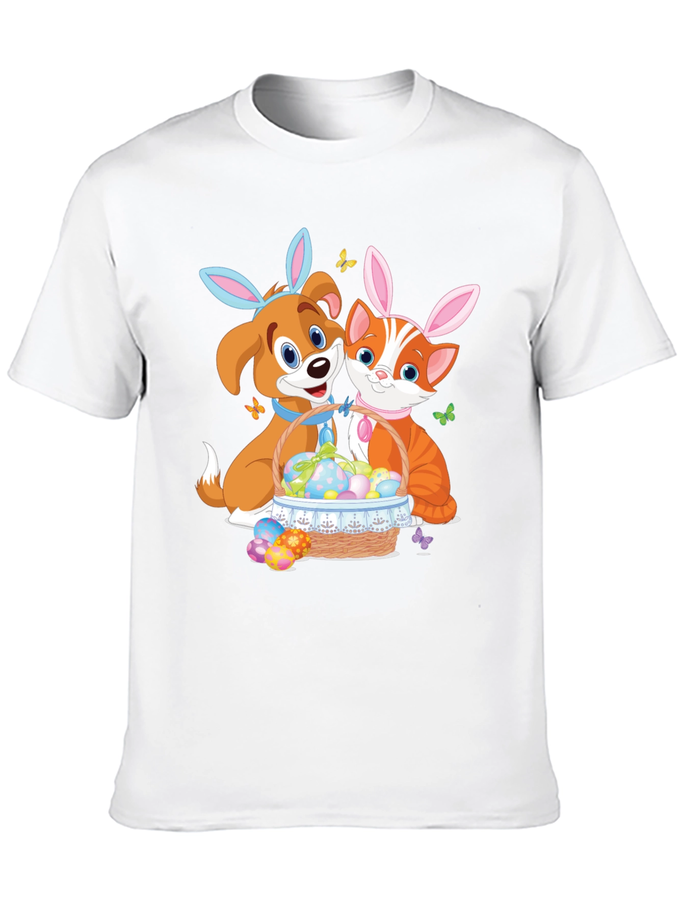 Easter Dog and Cat T-Shirt