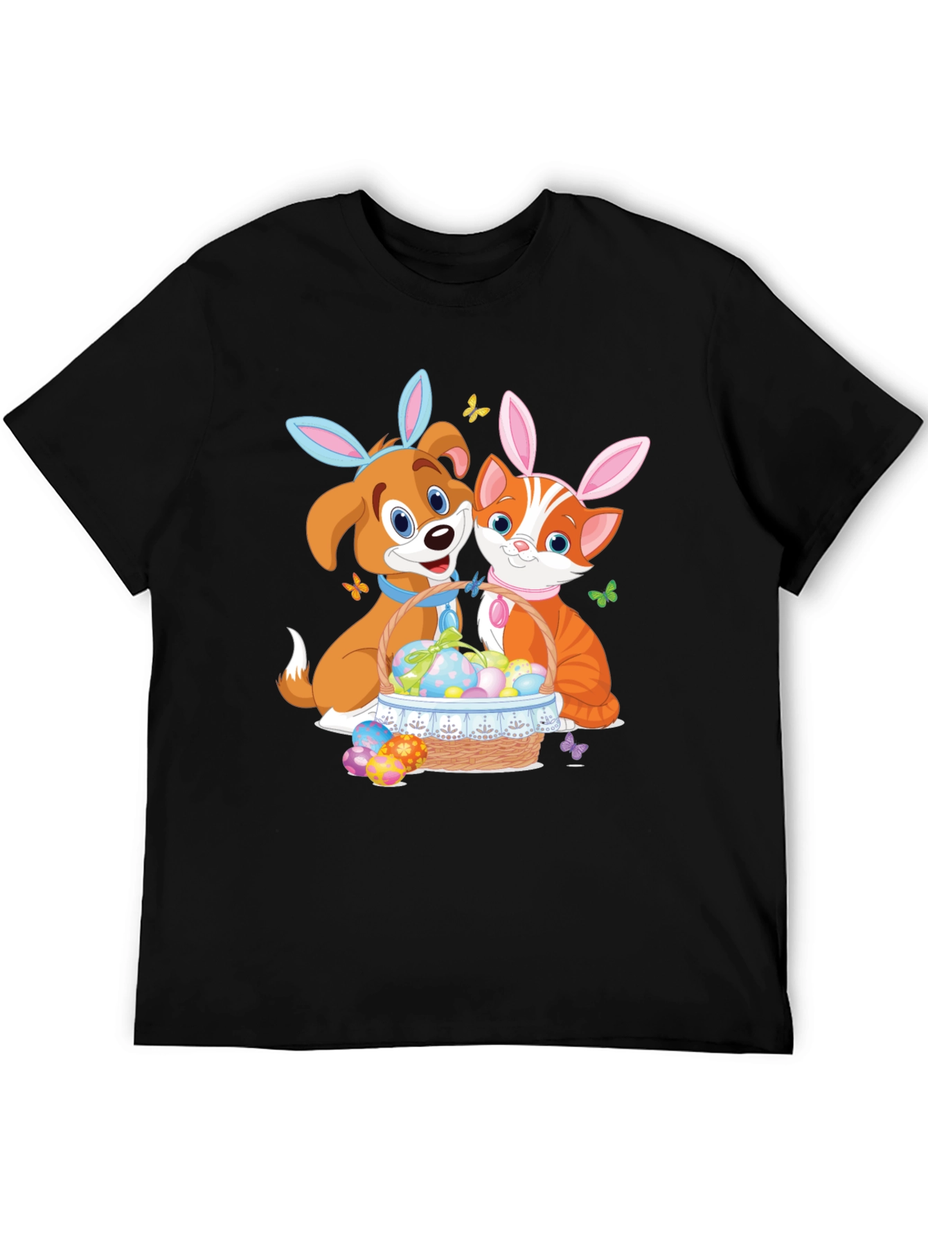 Easter Dog and Cat T-Shirt