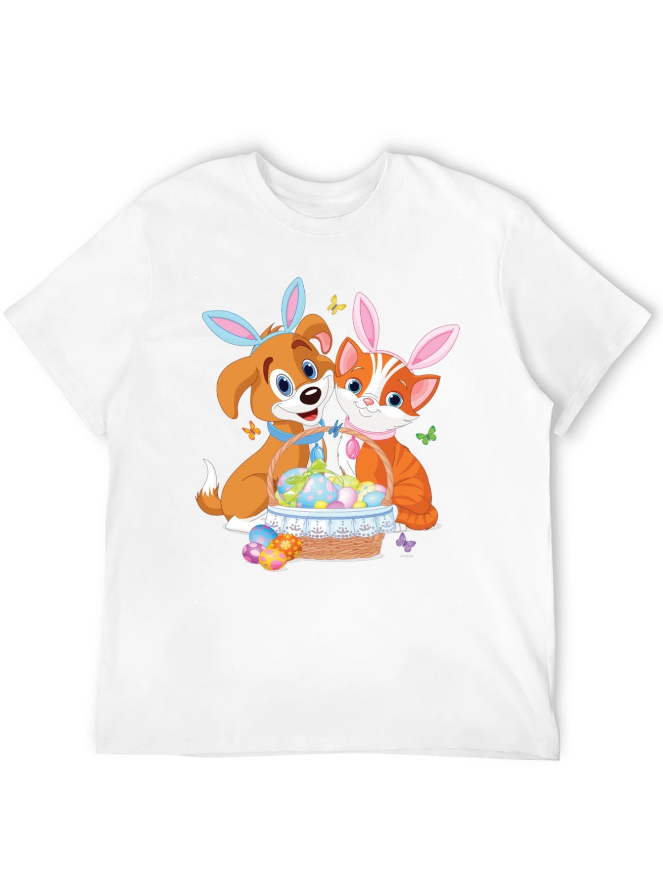 Easter Dog and Cat T-Shirt