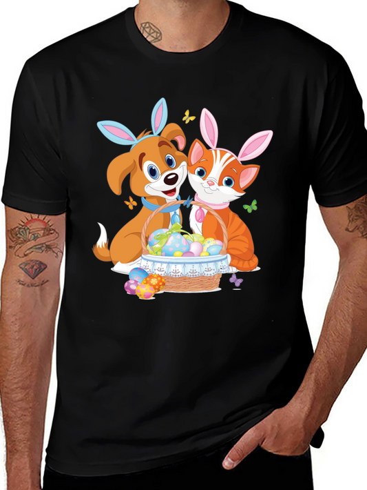 Easter Dog and Cat T-Shirt