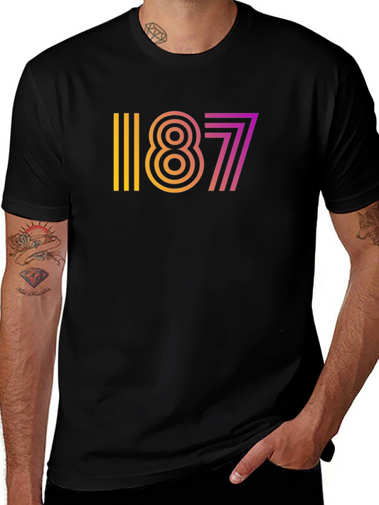 Retro Gradient 1877 Graphic Tee