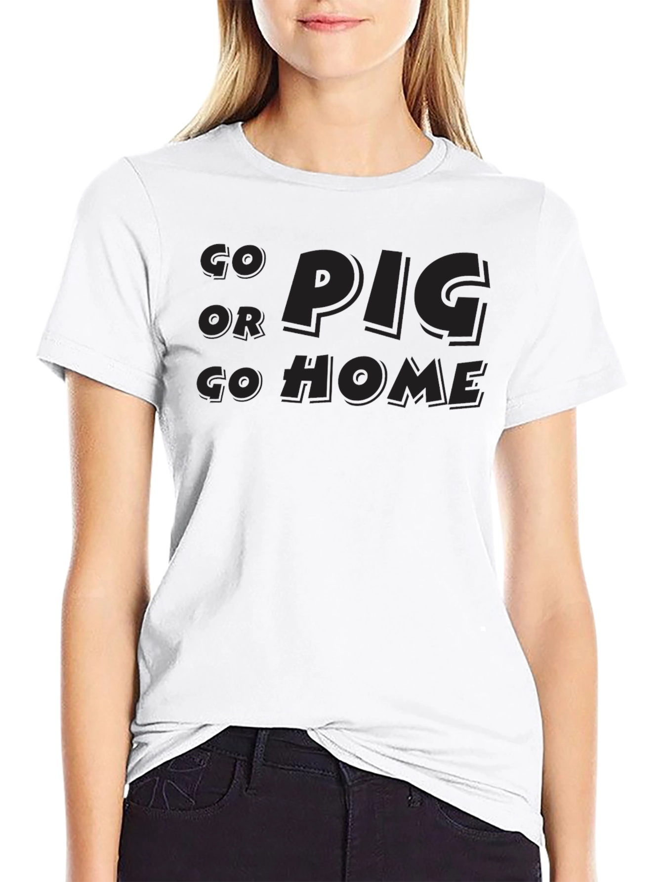 Go Pig Or Go Home Graphic T-Shirt
