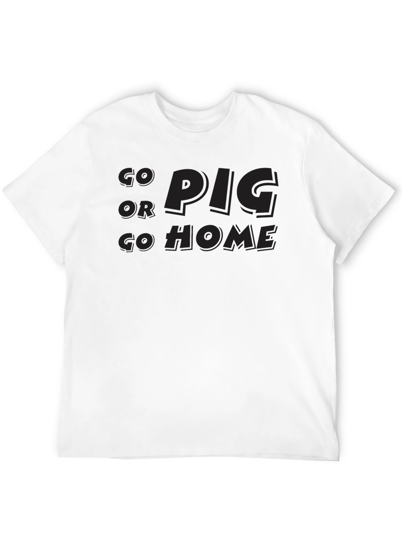 Go Pig Or Go Home Graphic T-Shirt