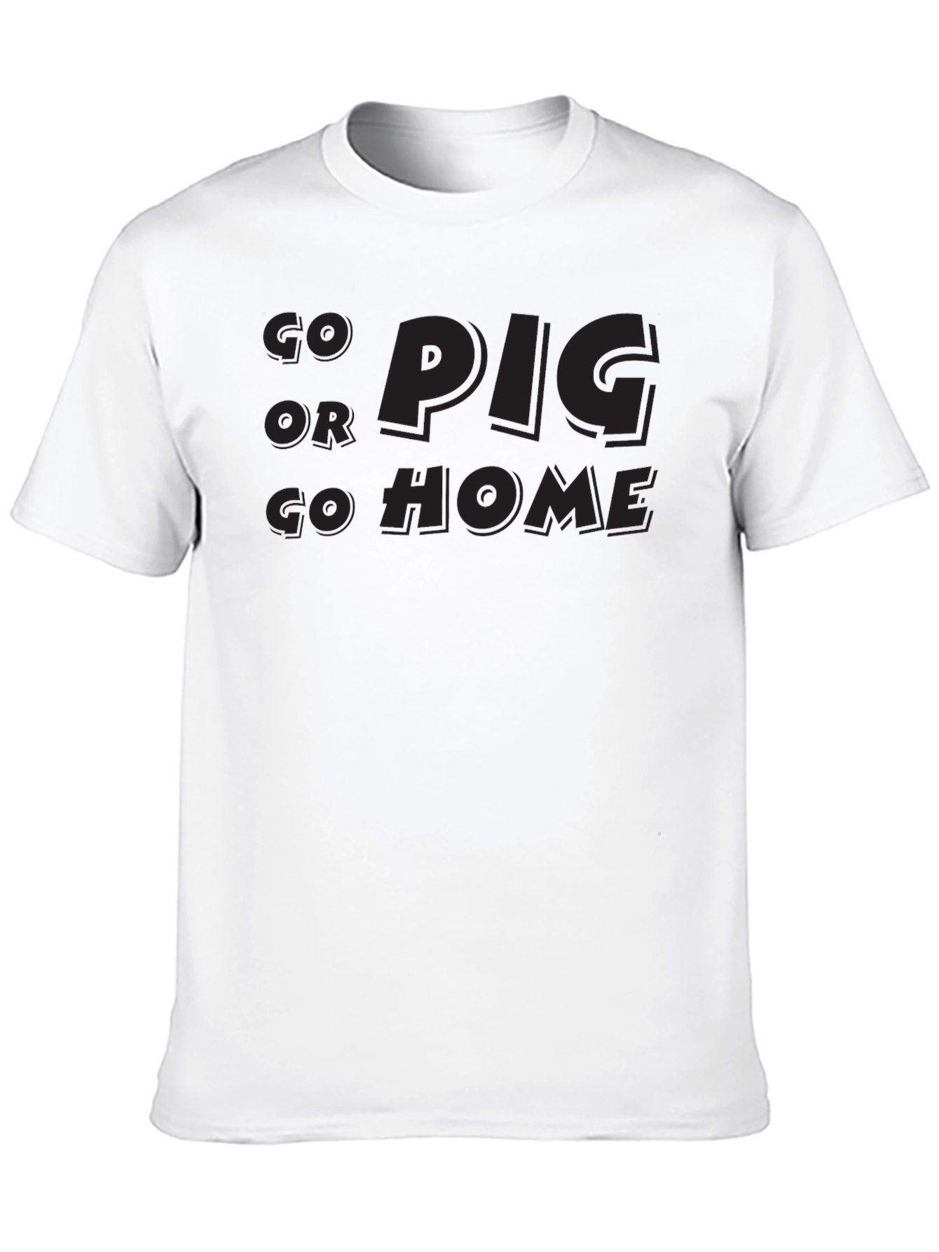 Go Pig Or Go Home Graphic T-Shirt