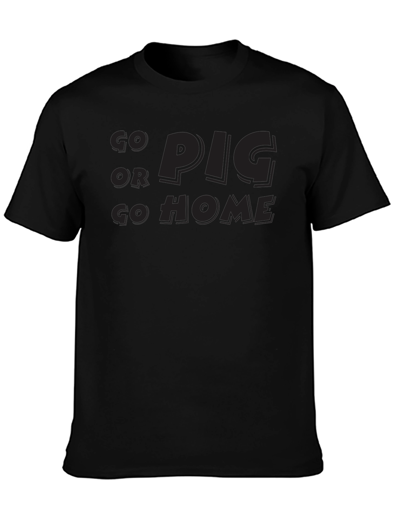 Go Pig Or Go Home Graphic T-Shirt