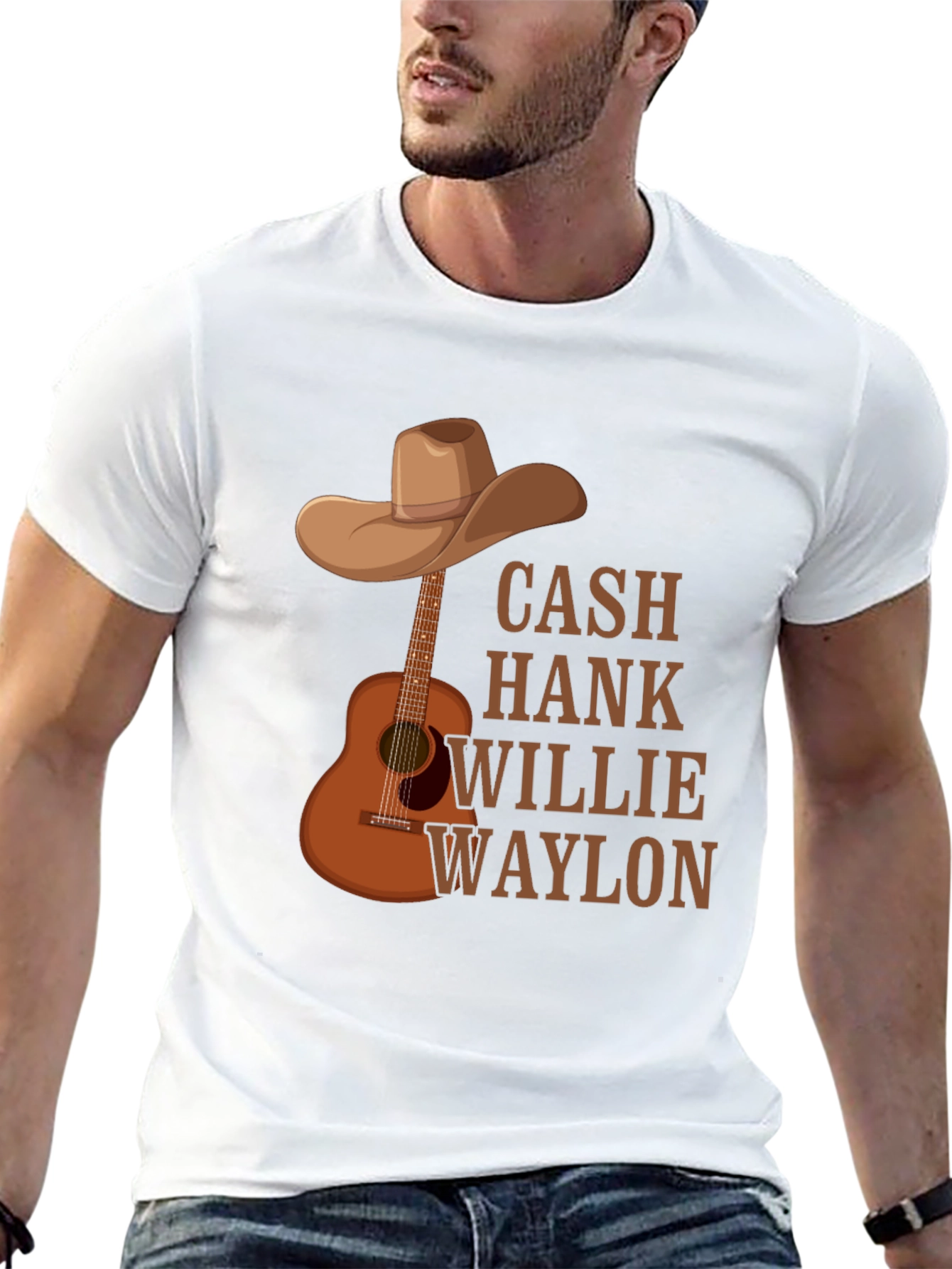 Country Legends T-Shirt - Cash Hank Willie Waylon