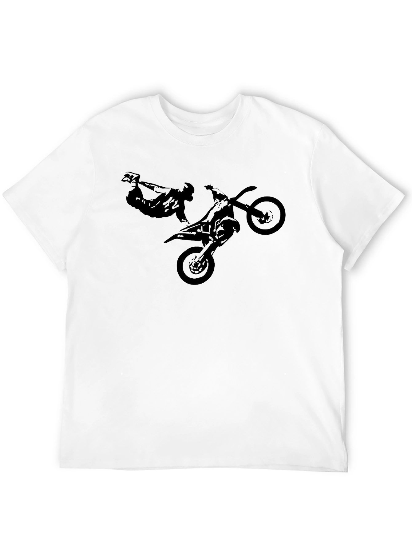 Freestyle Motocross T-Shirt - Stunt Bike Design