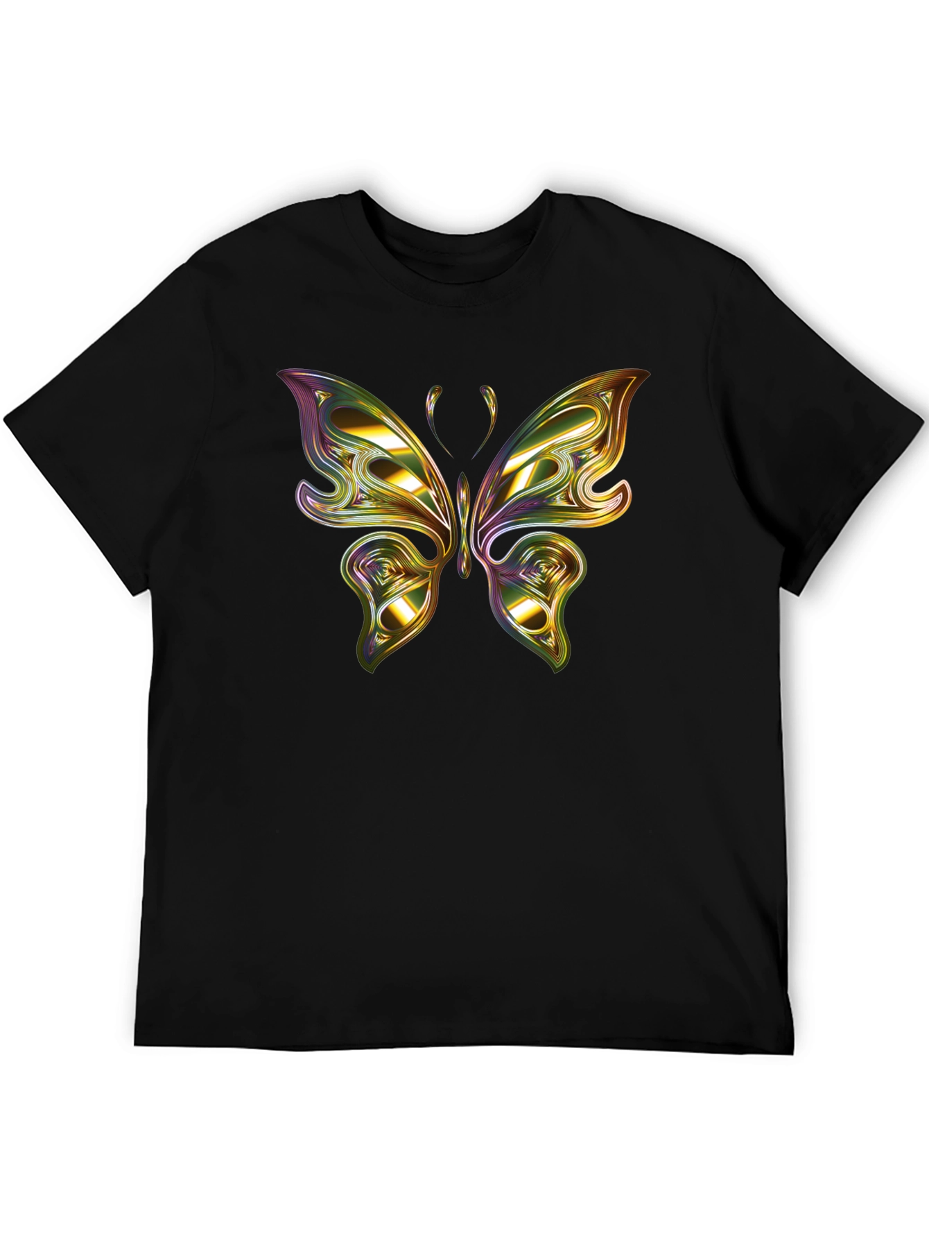 Butterfly Graphic Black T-Shirt