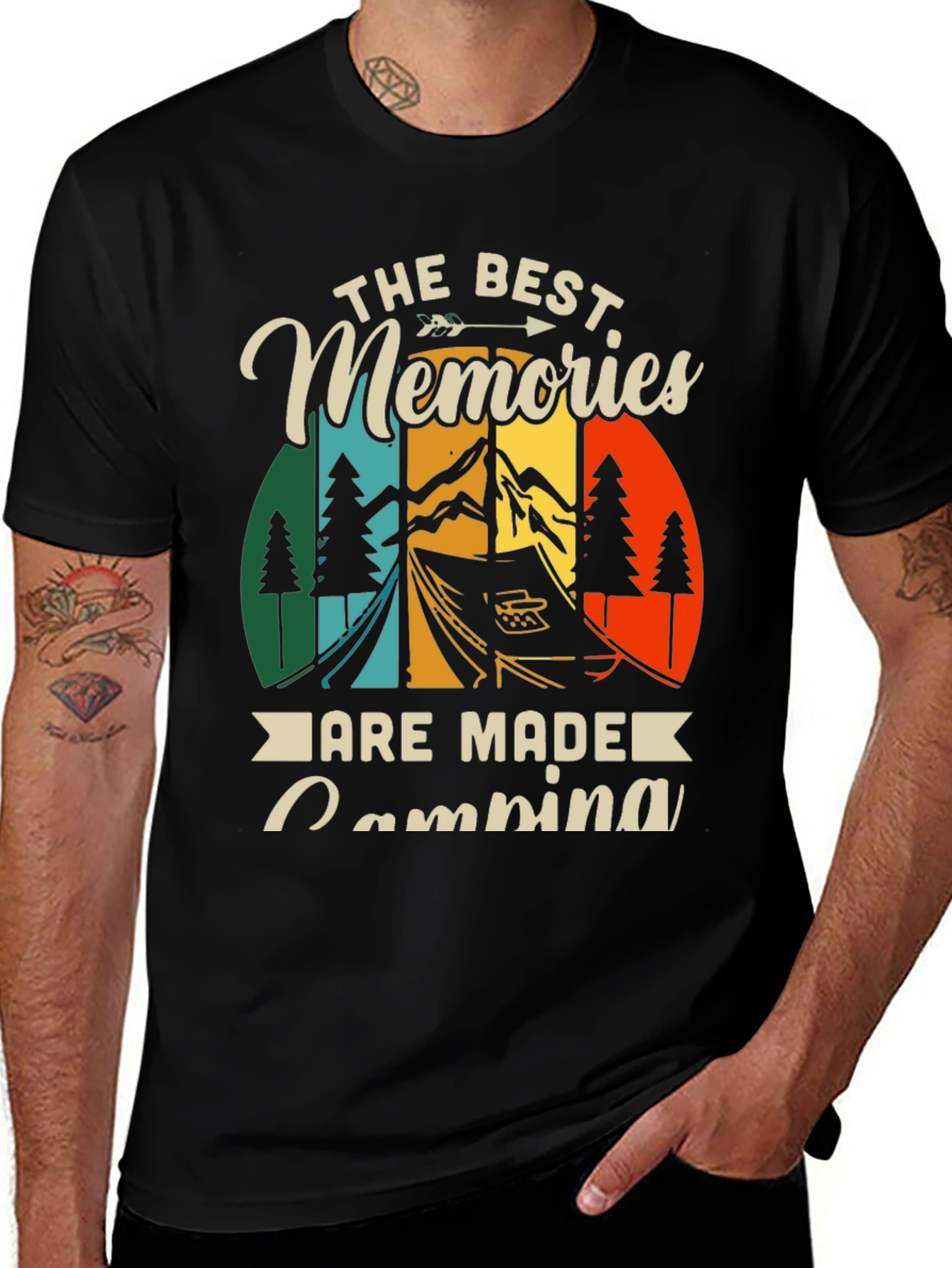 Camping Memories T-Shirt - Nature Lover Tee