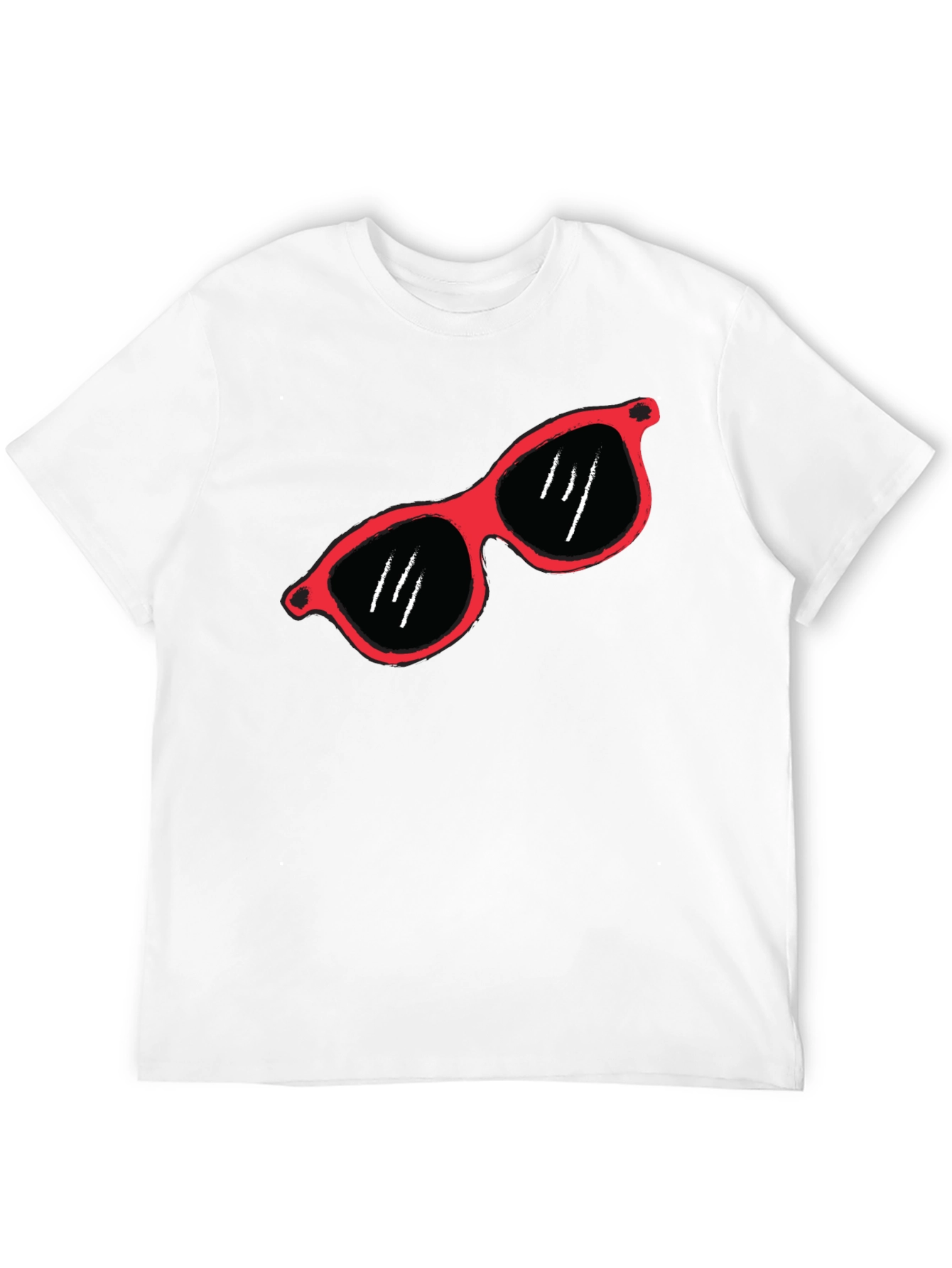 Cool Shades Graphic Tee - Stylish Black T-Shirt