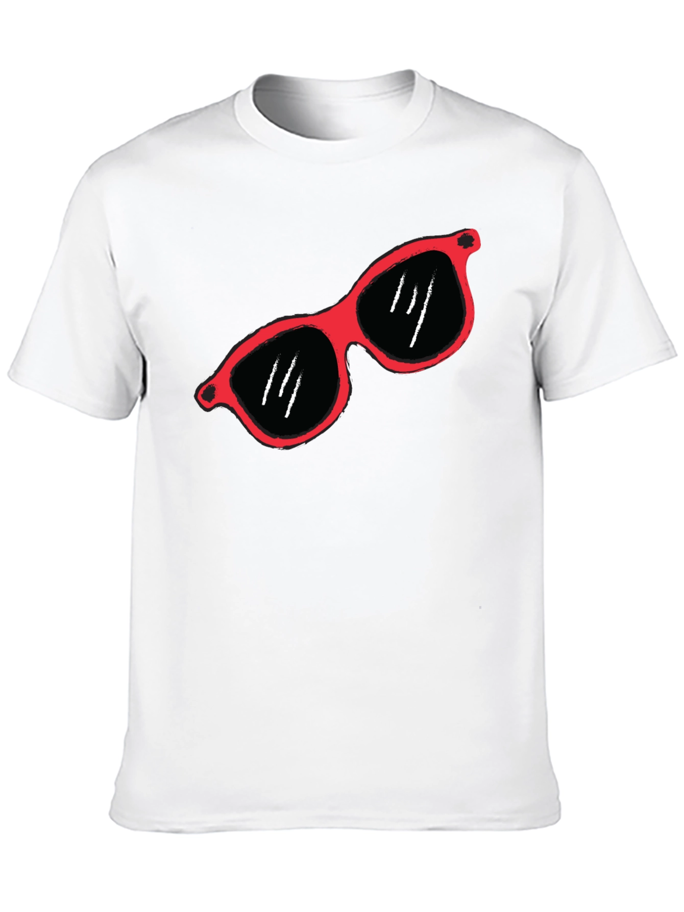 Cool Shades Graphic Tee - Stylish Black T-Shirt