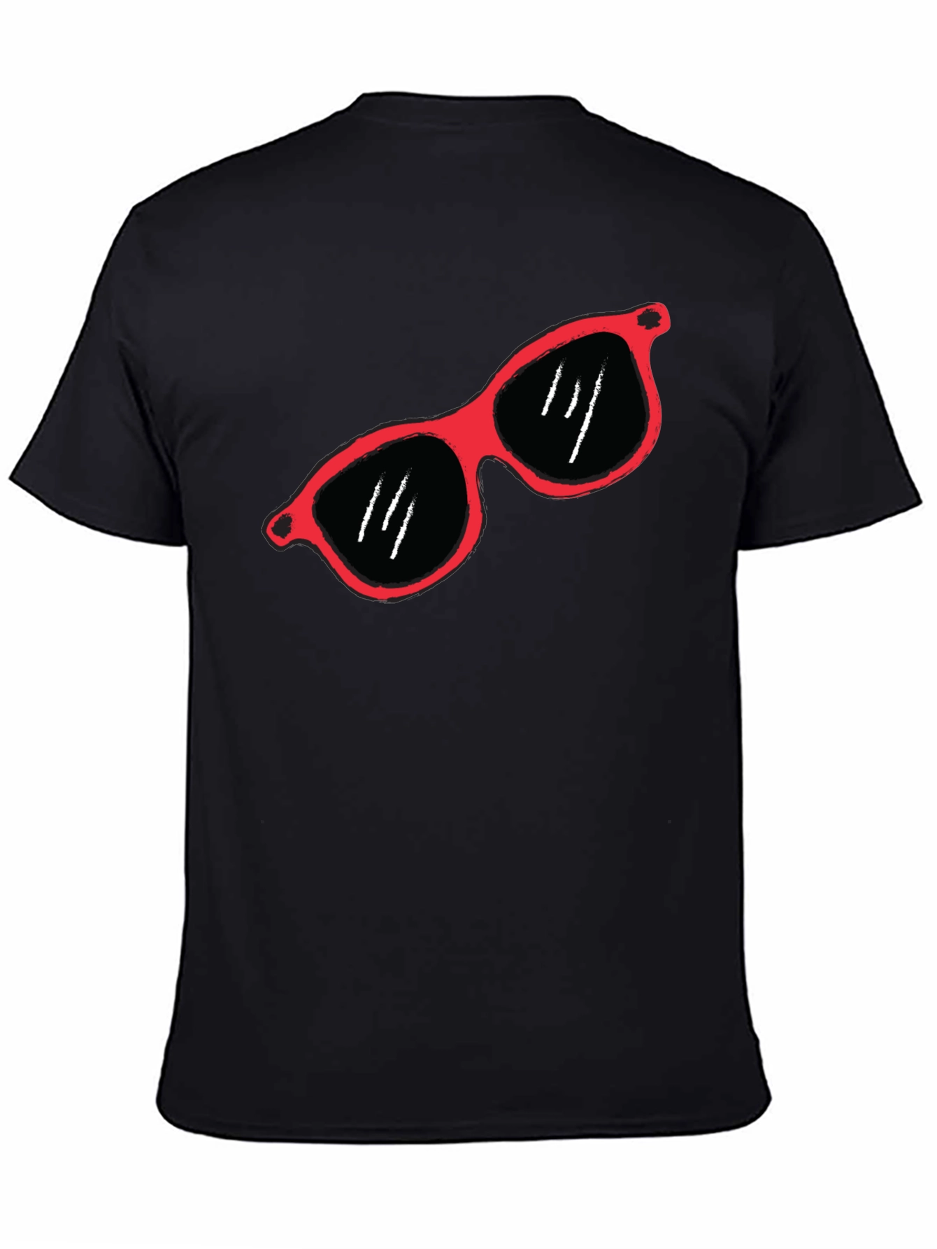 Cool Shades Graphic Tee - Stylish Black T-Shirt