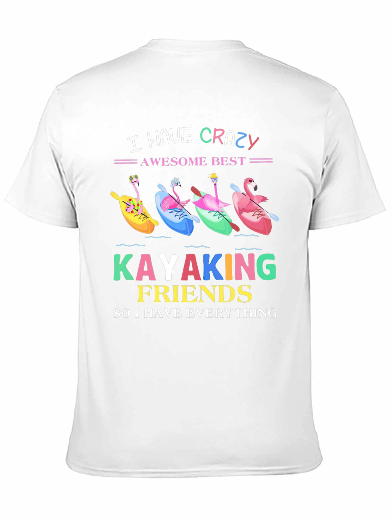 Crazy Kayaking Friends Graphic Tee