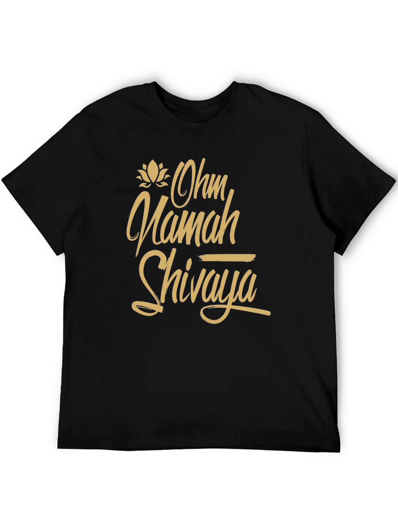 Ohm Namah Shivaya Graphic Tee - Black