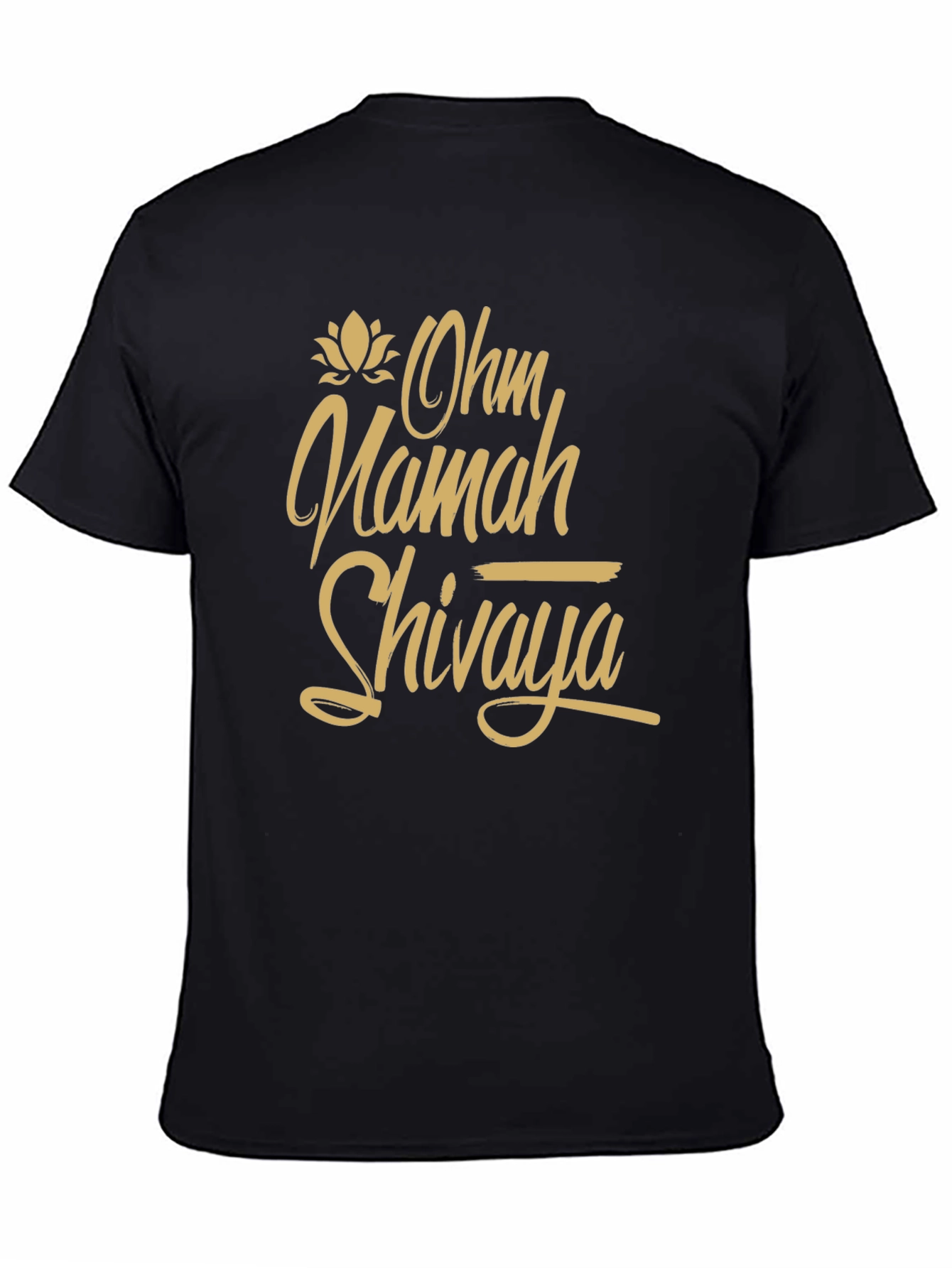 Ohm Namah Shivaya Graphic Tee - Black
