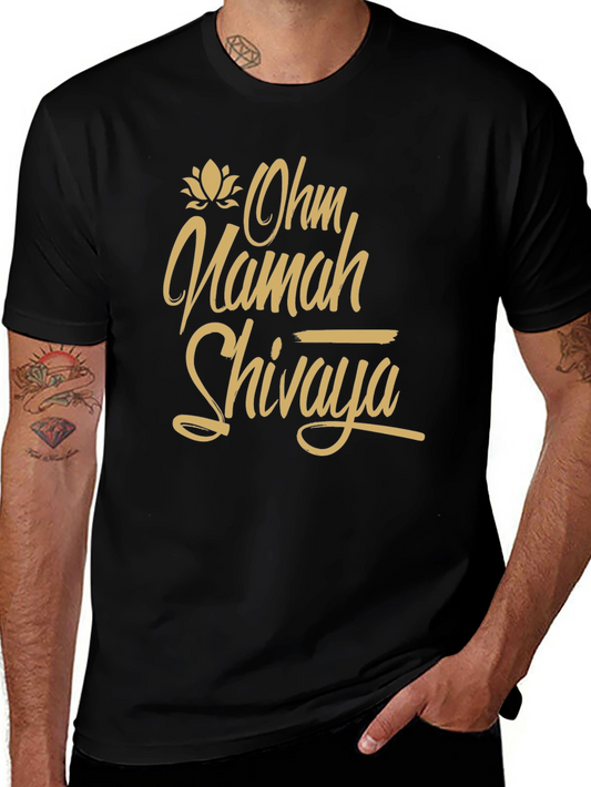 Ohm Namah Shivaya Graphic Tee - Black