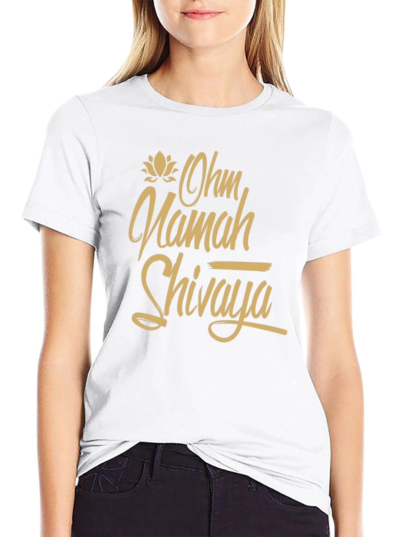 Ohm Namah Shivaya Graphic Tee - Black