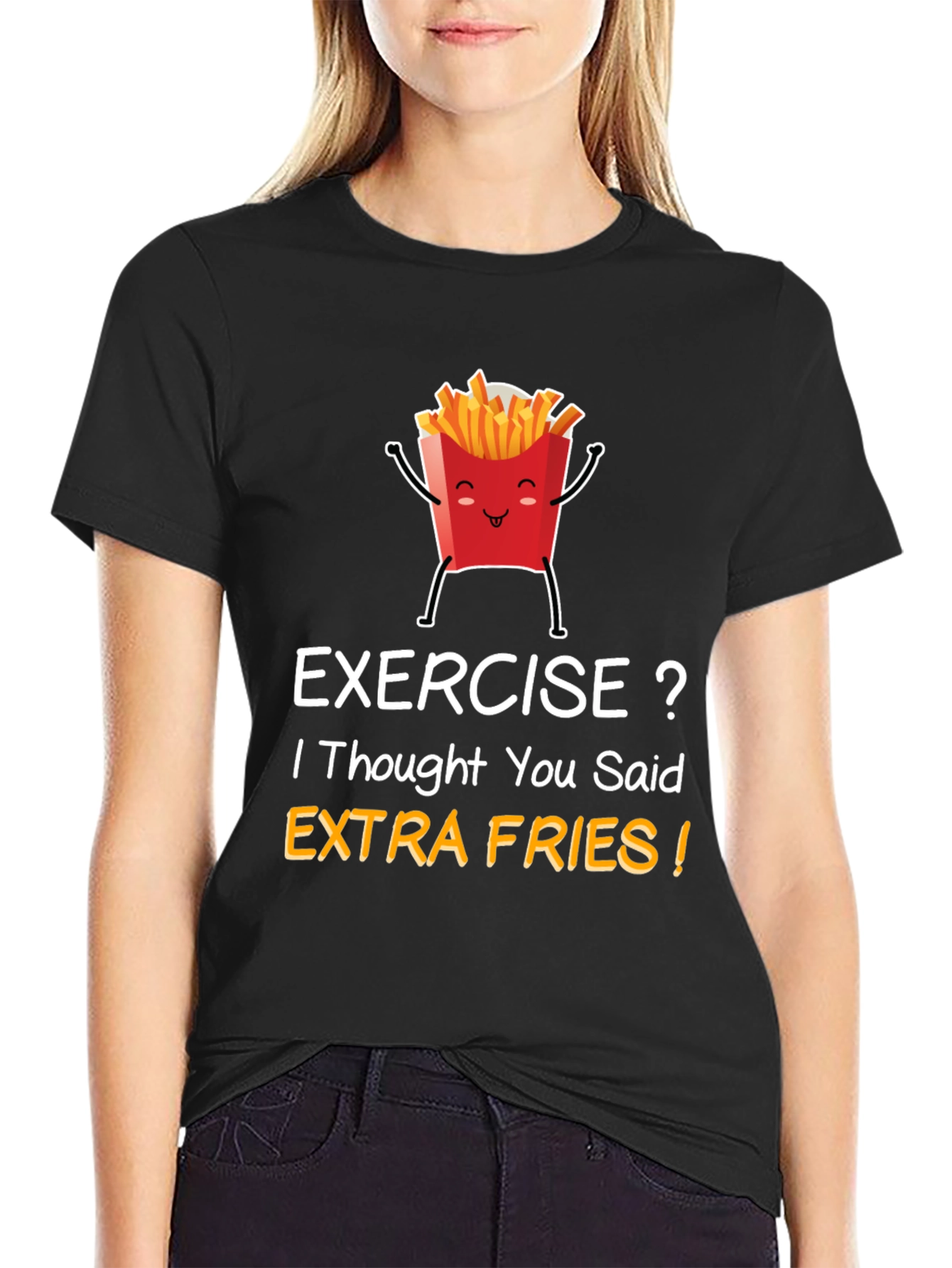 Funny Extra Fries T-Shirt