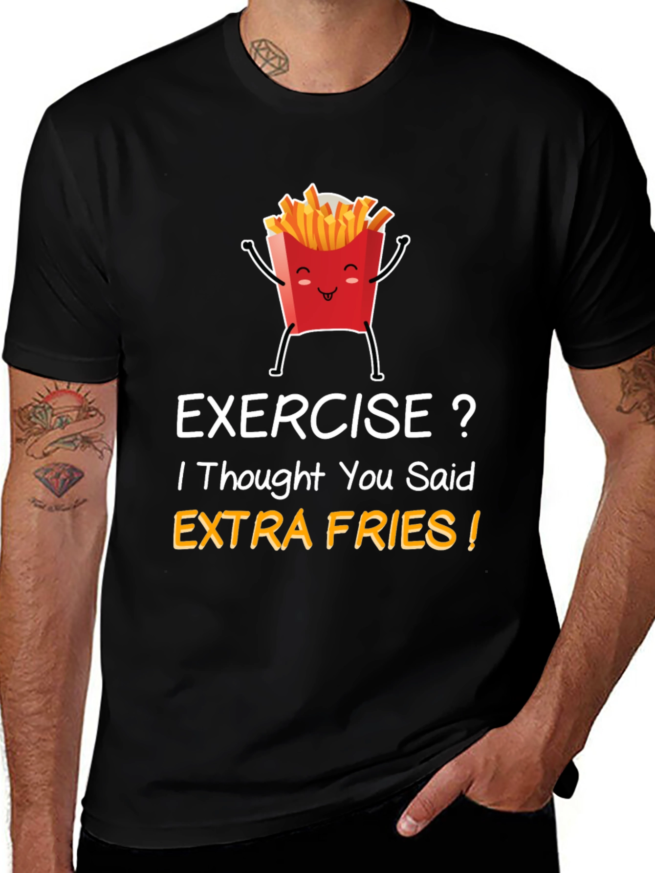 Funny Extra Fries T-Shirt