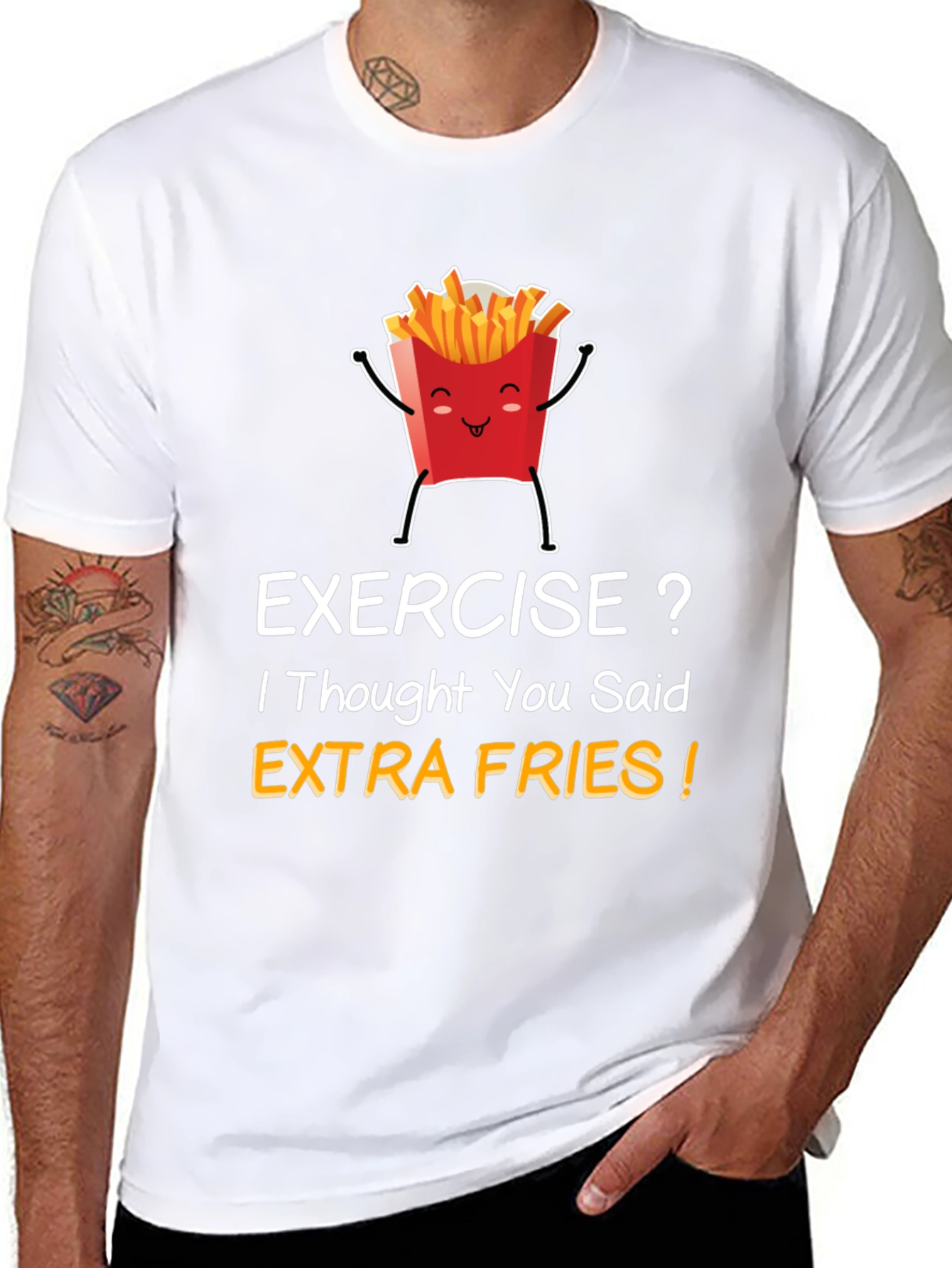 Funny Extra Fries T-Shirt