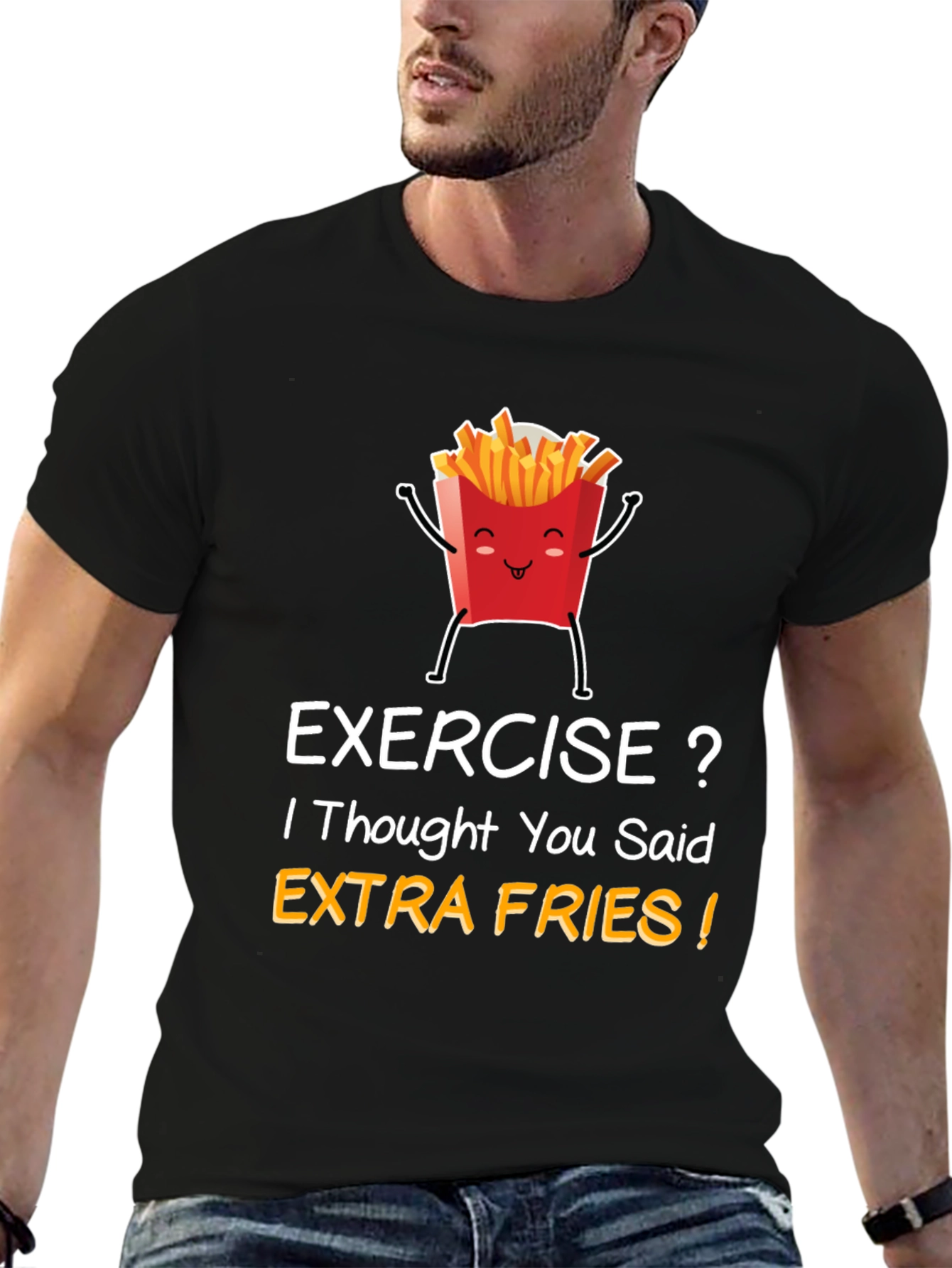Funny Extra Fries T-Shirt