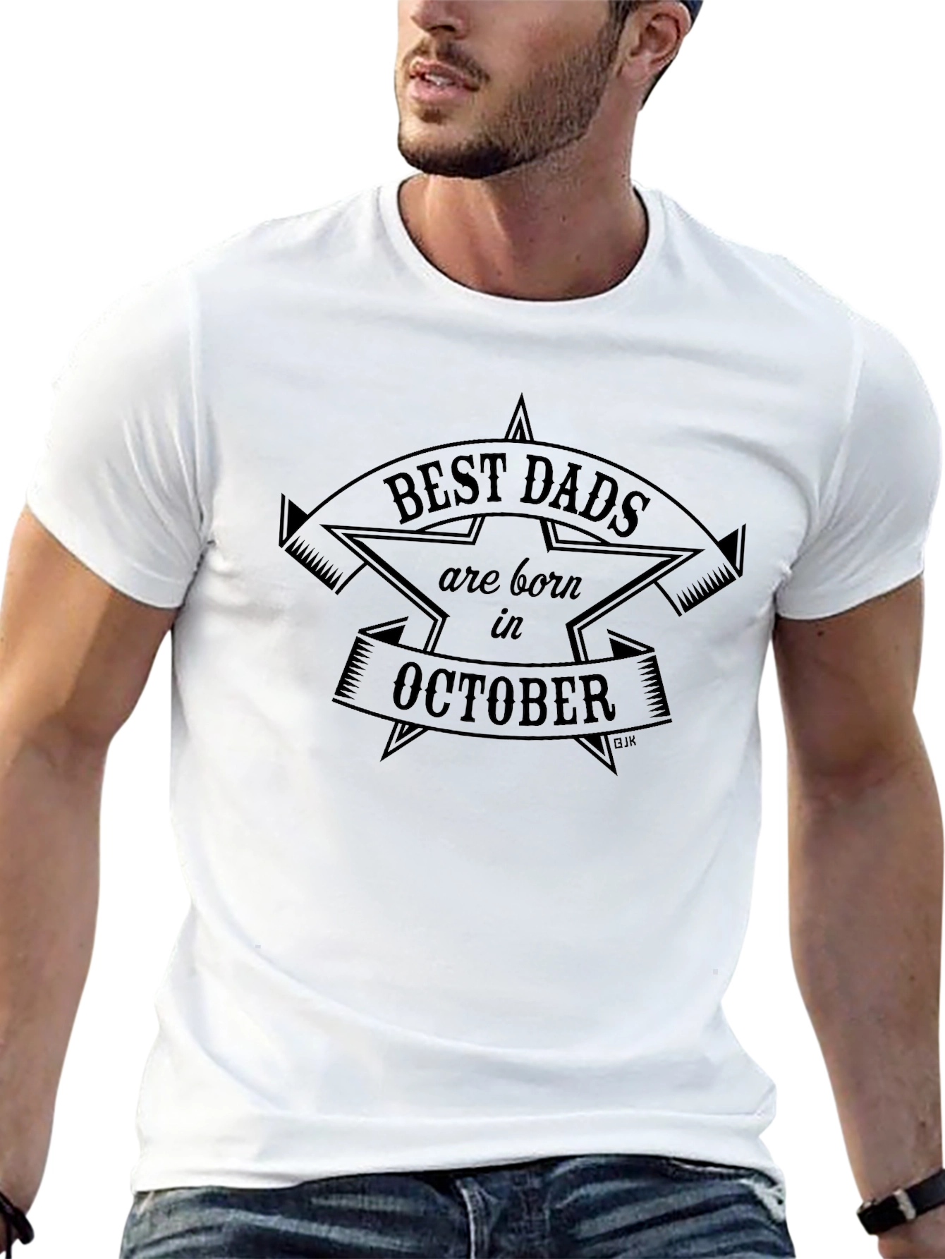 Best Dads Born in October T-Shirt