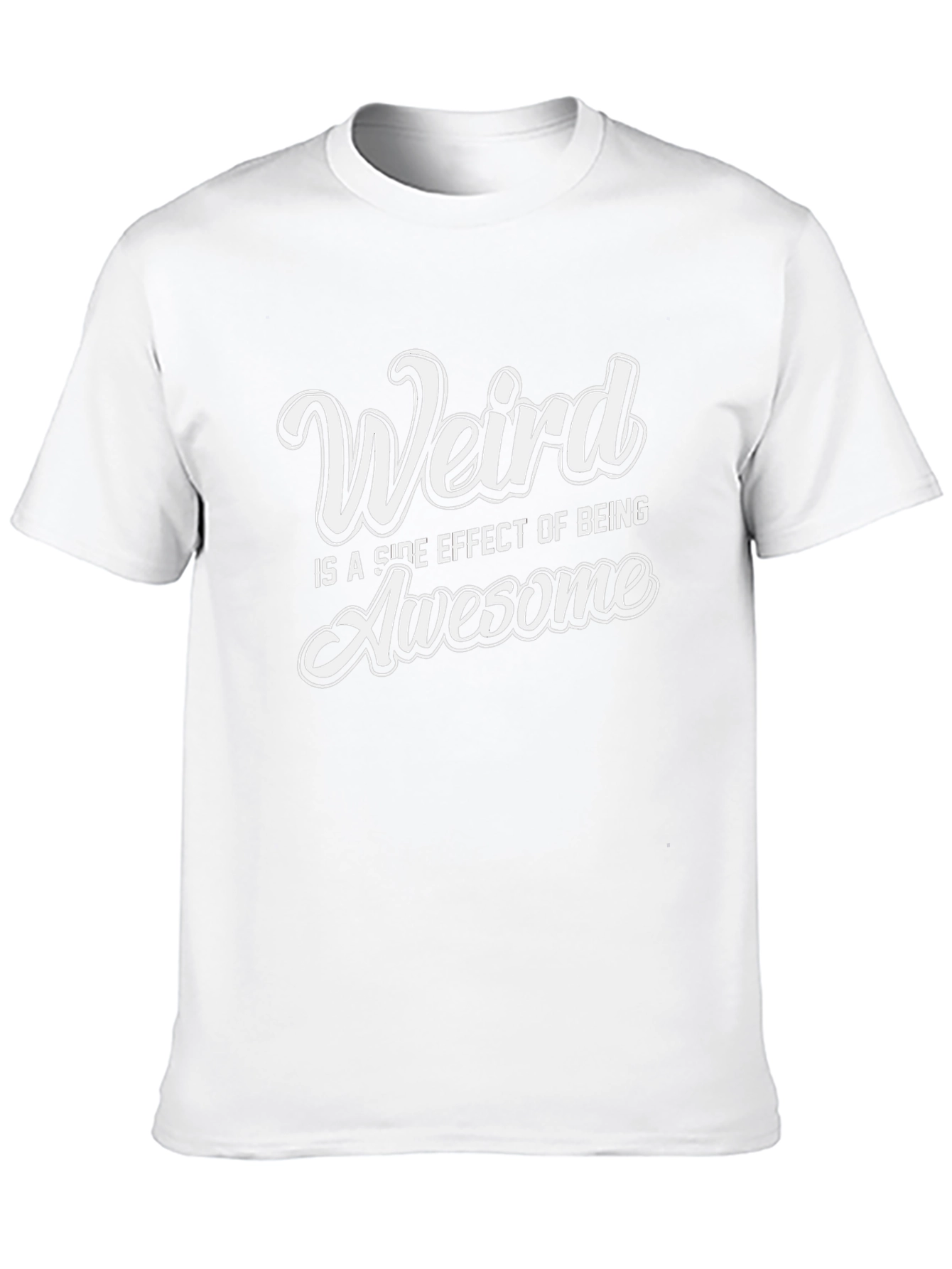 Weird is Awesome Graphic Tee - Mens Black T-Shirt