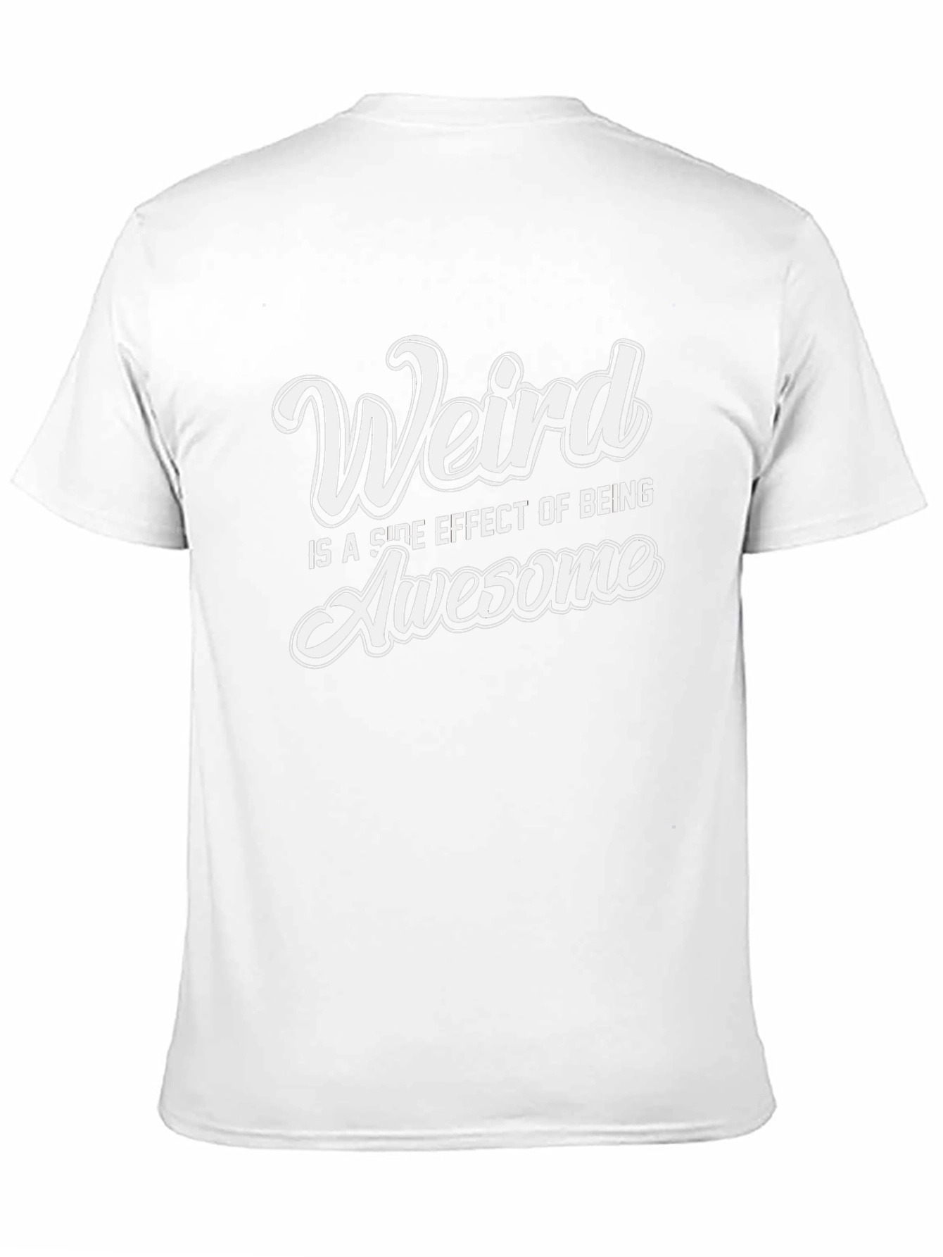 Weird is Awesome Graphic Tee - Mens Black T-Shirt