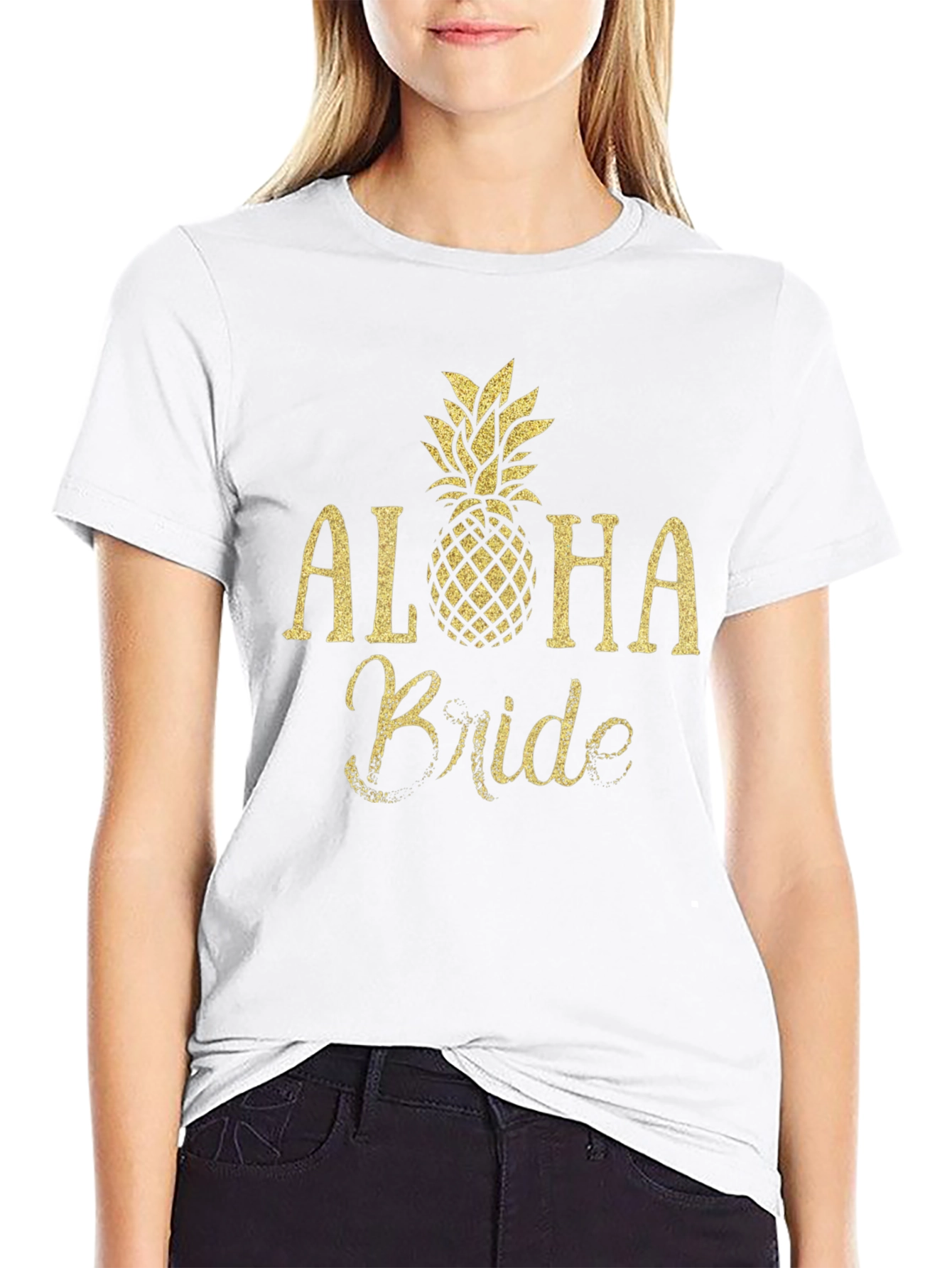 Aloha Bride Black T-Shirt
