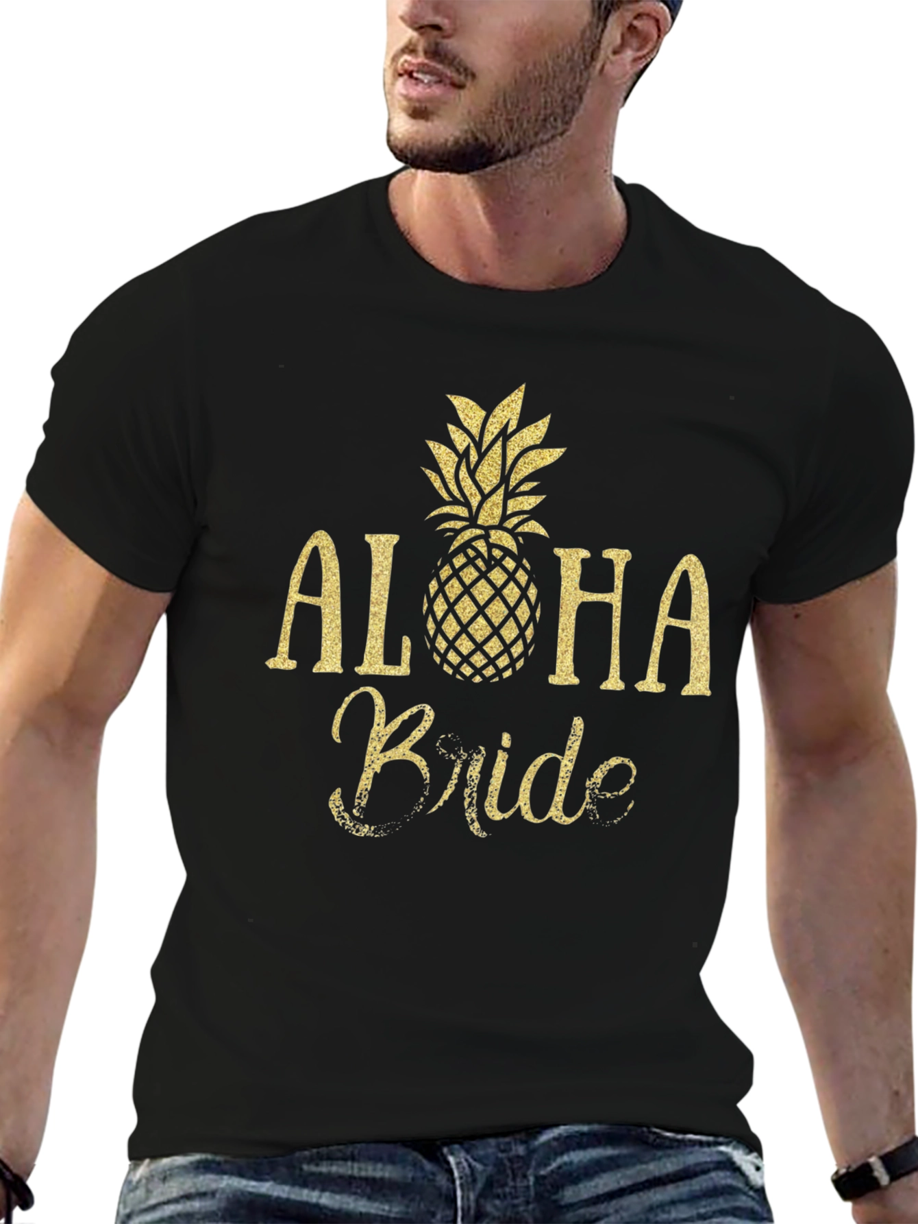 Aloha Bride Black T-Shirt