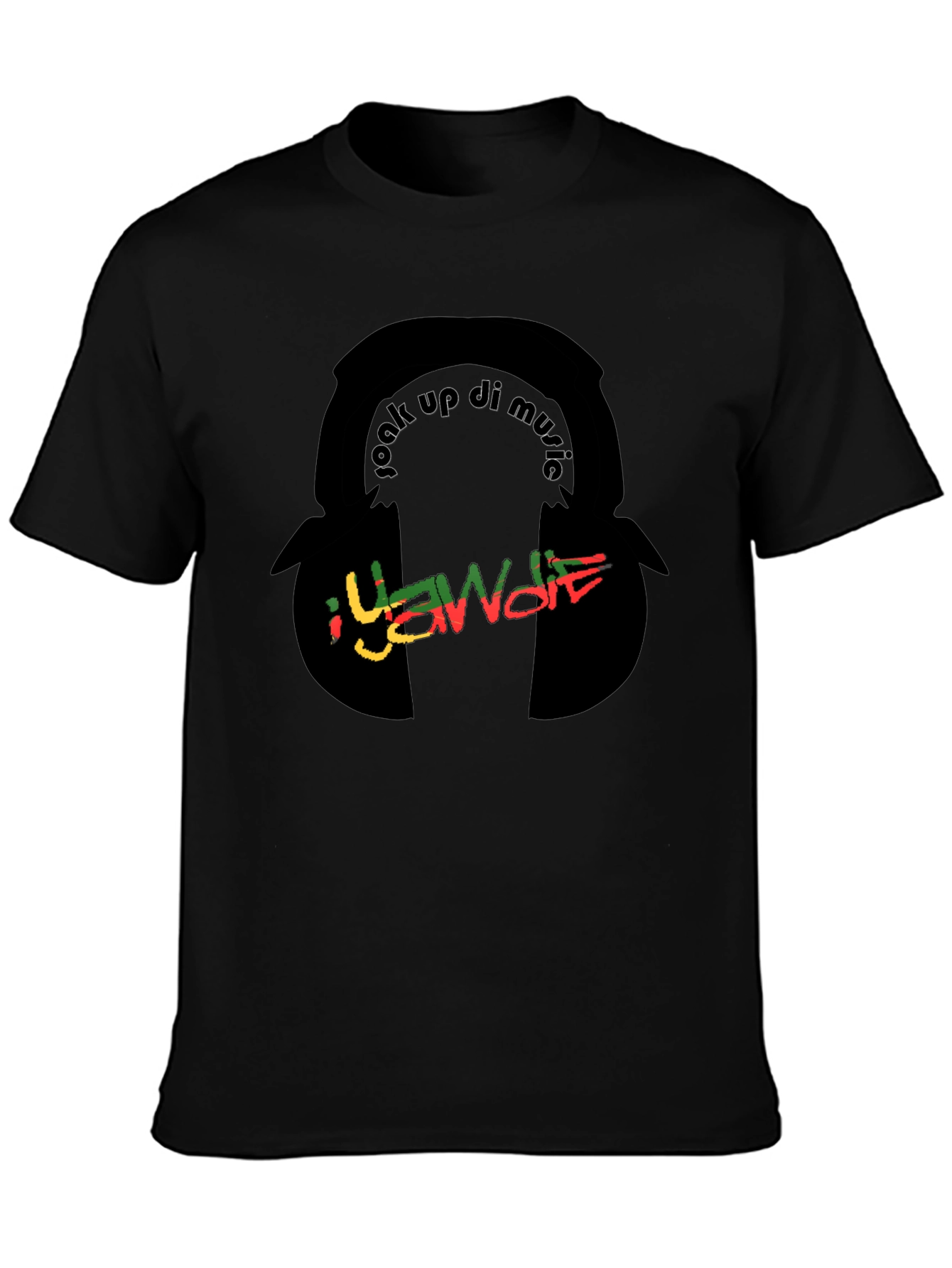 Soak Up Di Music Black T-Shirt