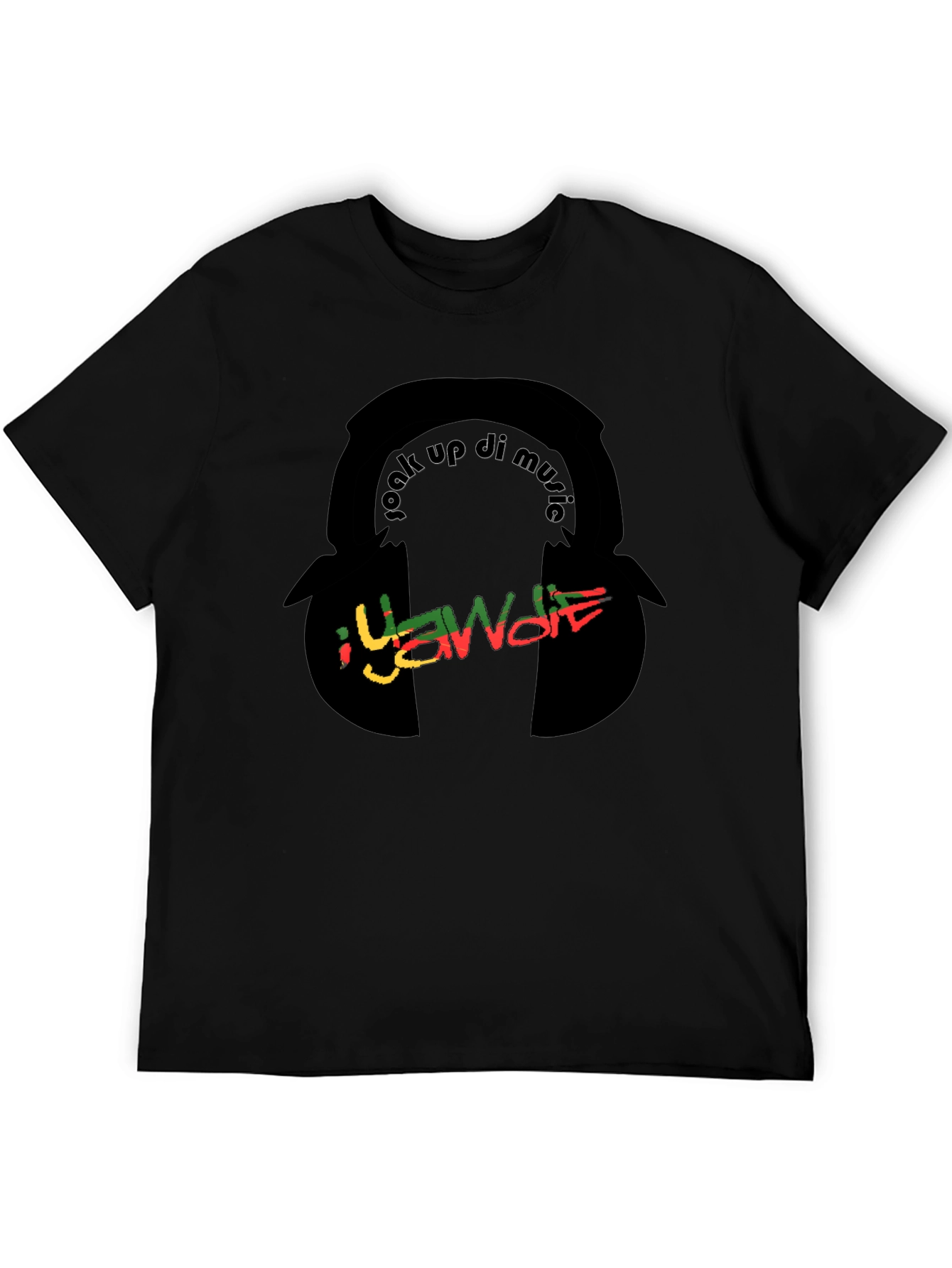 Soak Up Di Music Black T-Shirt