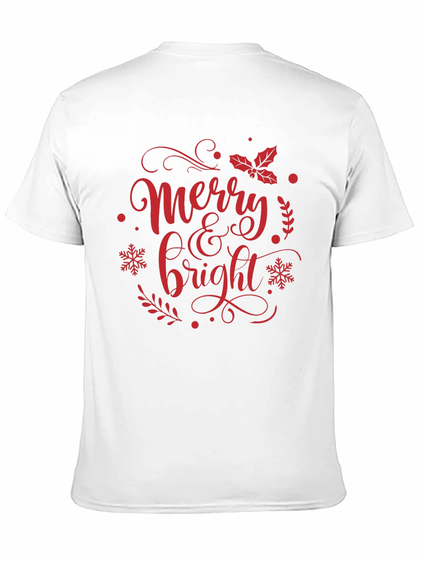 Merry & Bright Christmas Graphic Tee