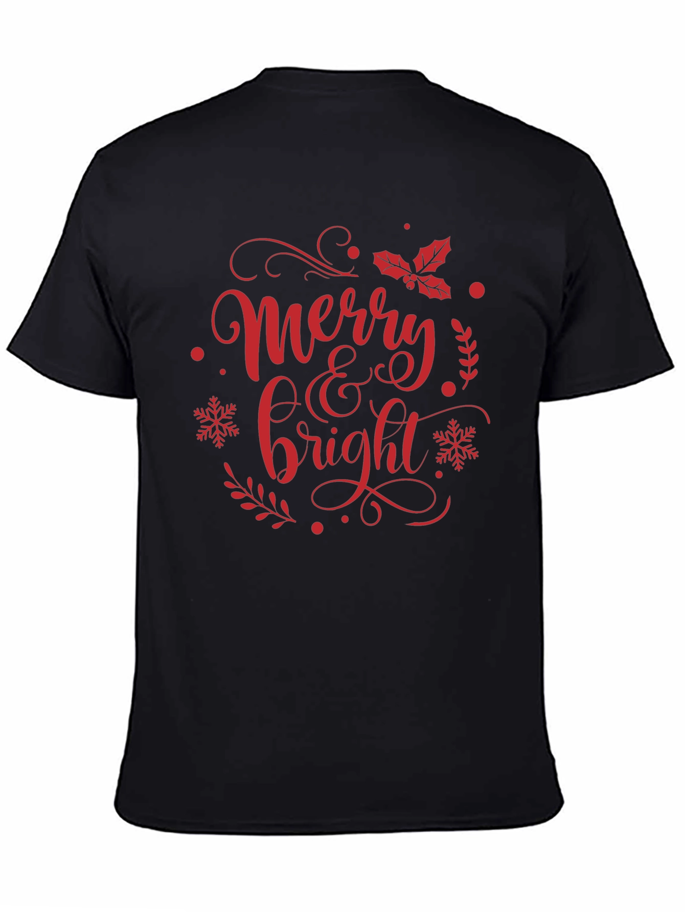 Merry & Bright Christmas Graphic Tee
