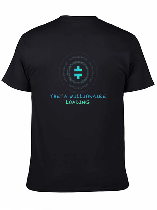 Theta Millionaire Loading Black Tee