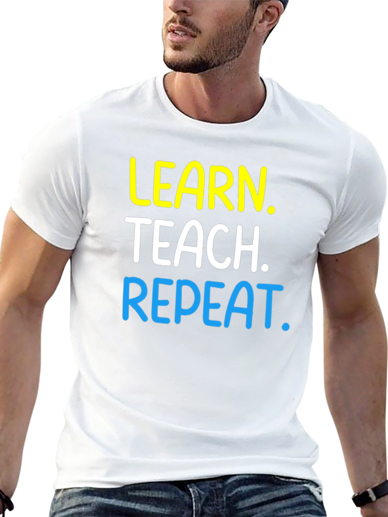 Learn Teach Repeat Graphic T-Shirt