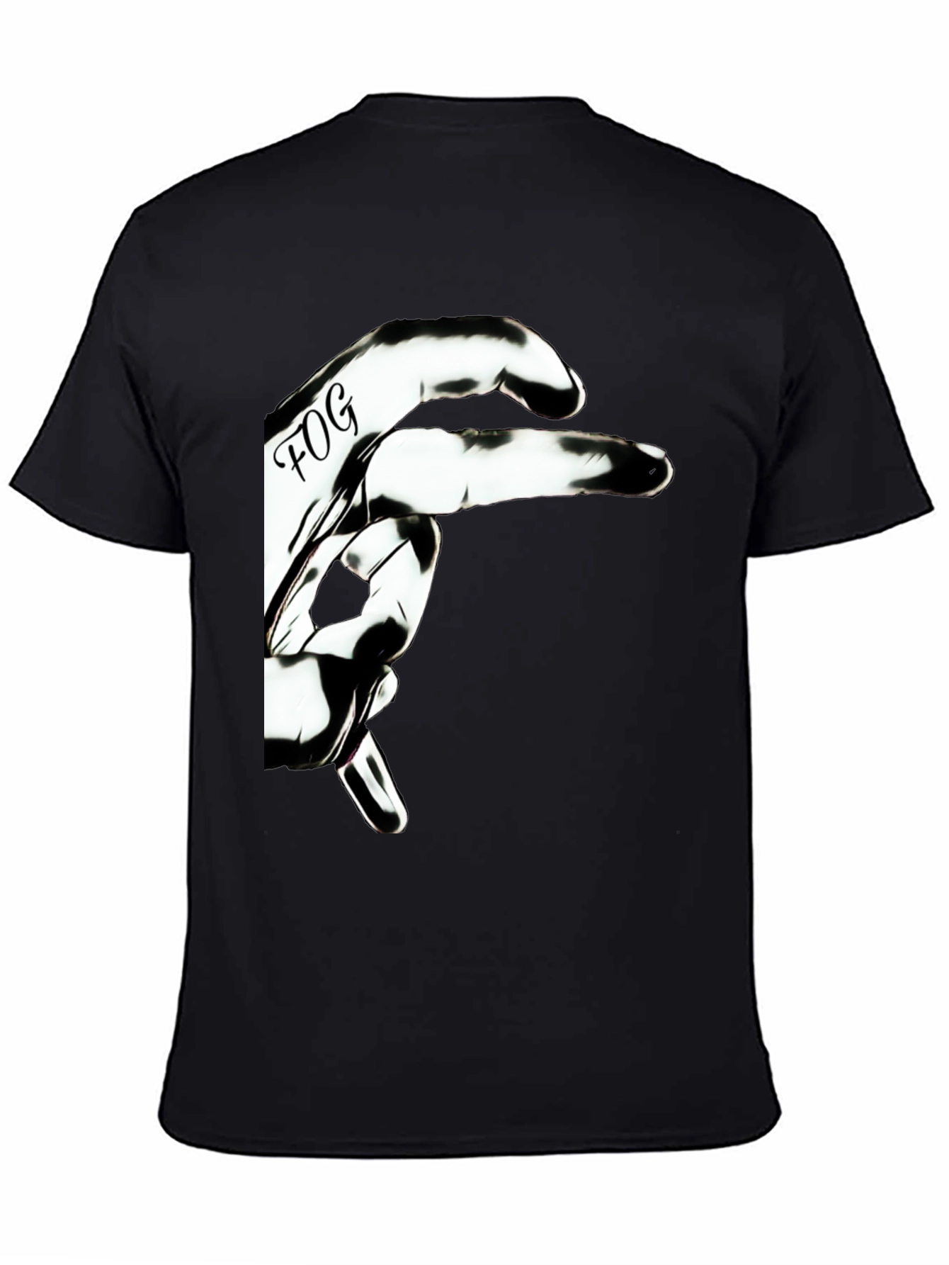 FOG Hand Graphic Black Tee