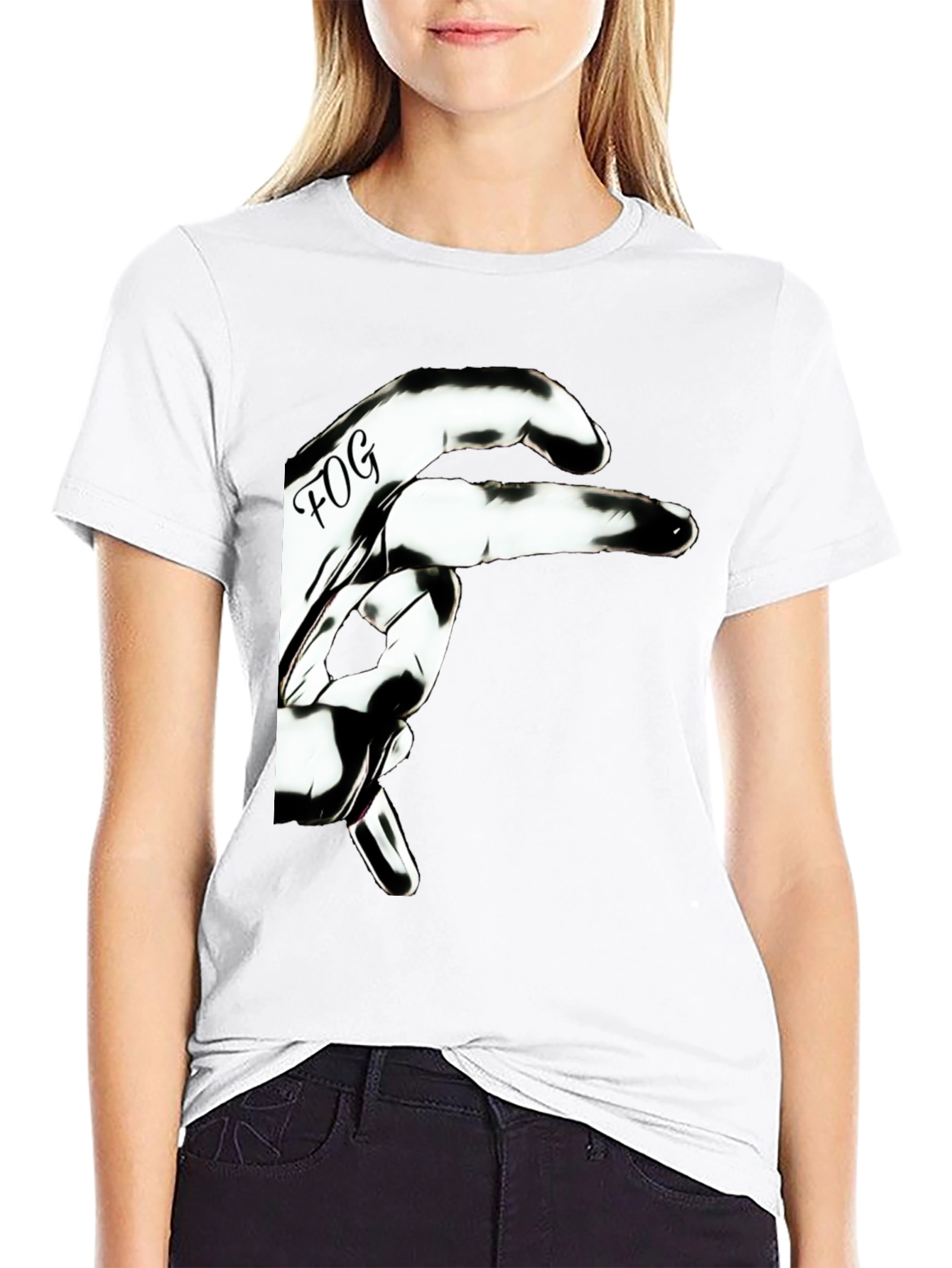FOG Hand Graphic Black Tee