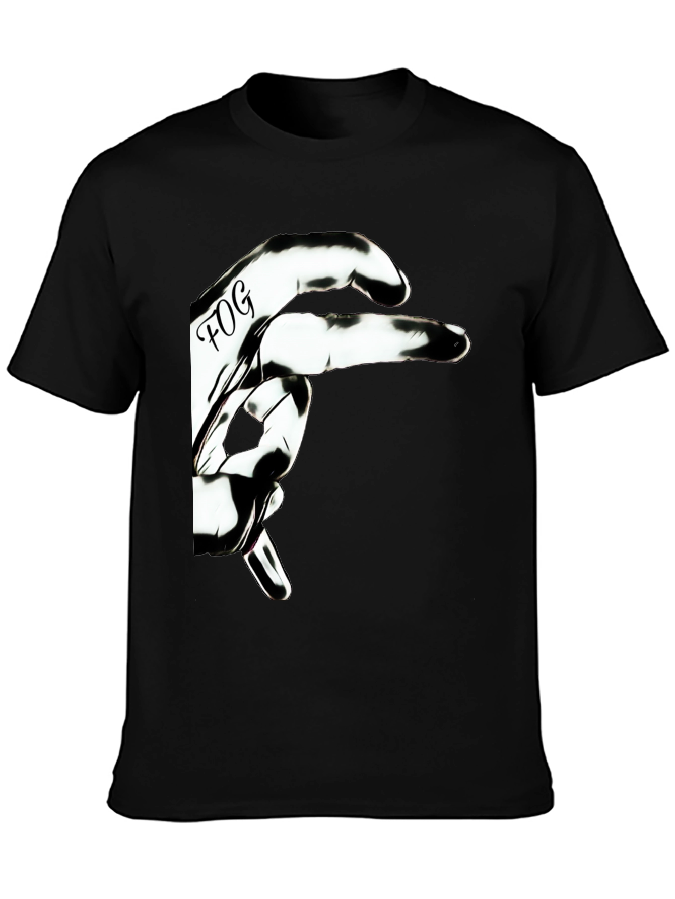 FOG Hand Graphic Black Tee