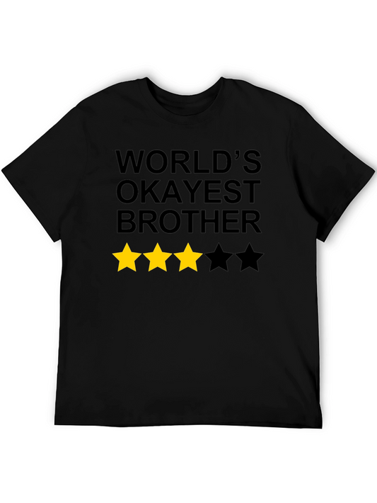 Worlds Okayest Brother Graphic Tee